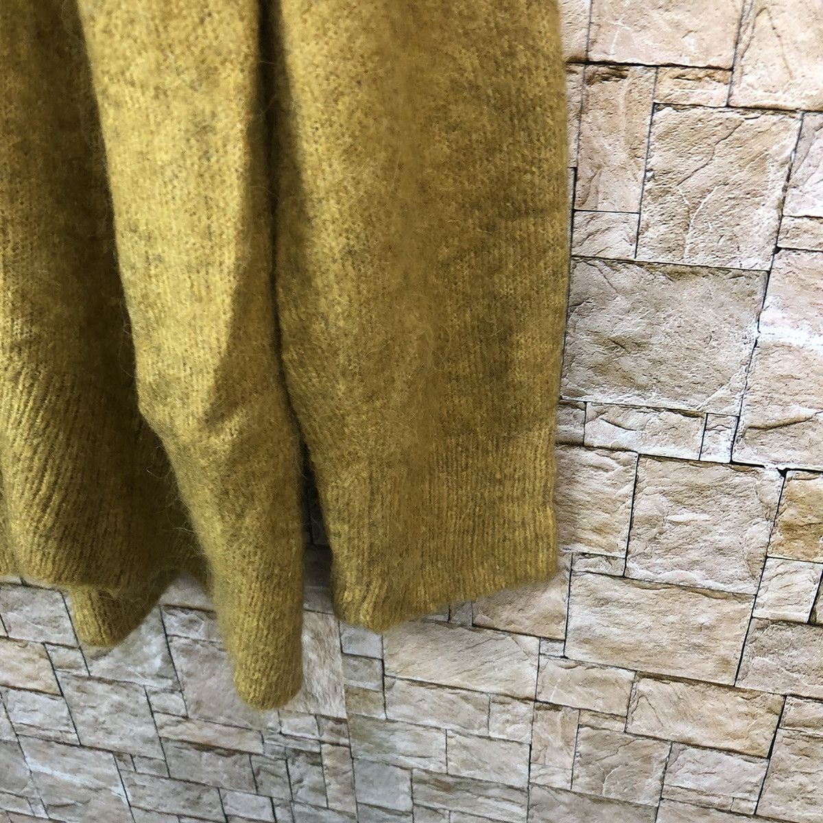 GU × Homespun Knitwear × Vintage GU Brown mohair vintage Knitwear sweatshirt #A771 Size US L / EU 52-54 / 3 - 8 Thumbnail