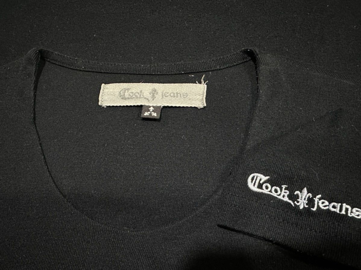 If Six Was Nine 🔥Sick Y2K Cook Jeans Ribbed Tee Slit Neck Size US S / EU 44-46 / 1 - 4 Thumbnail