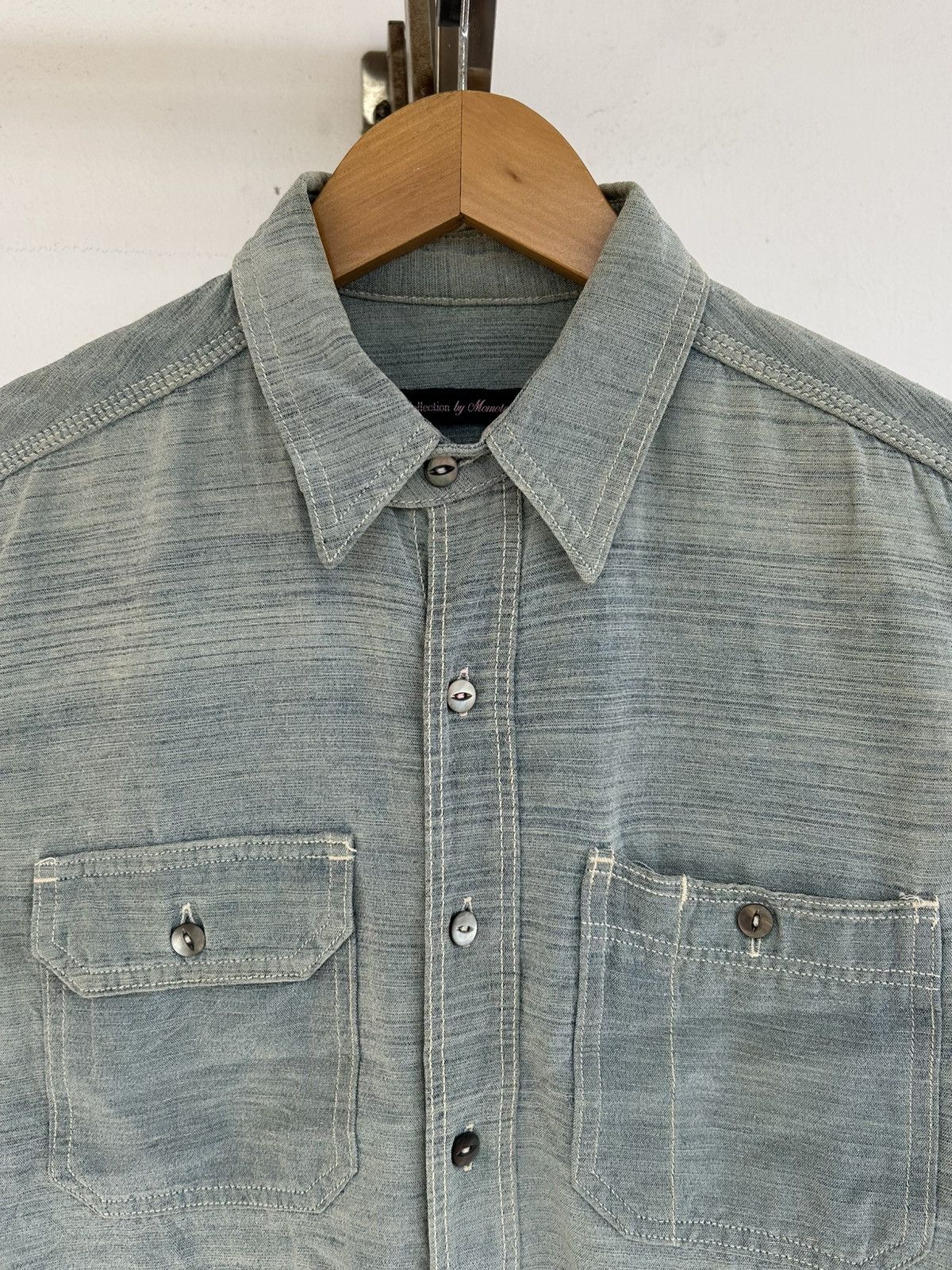 Momotaro Jeans Rampo Collection Sashiko Button Ups Size US M / EU 48-50 / 2 - 4 Thumbnail