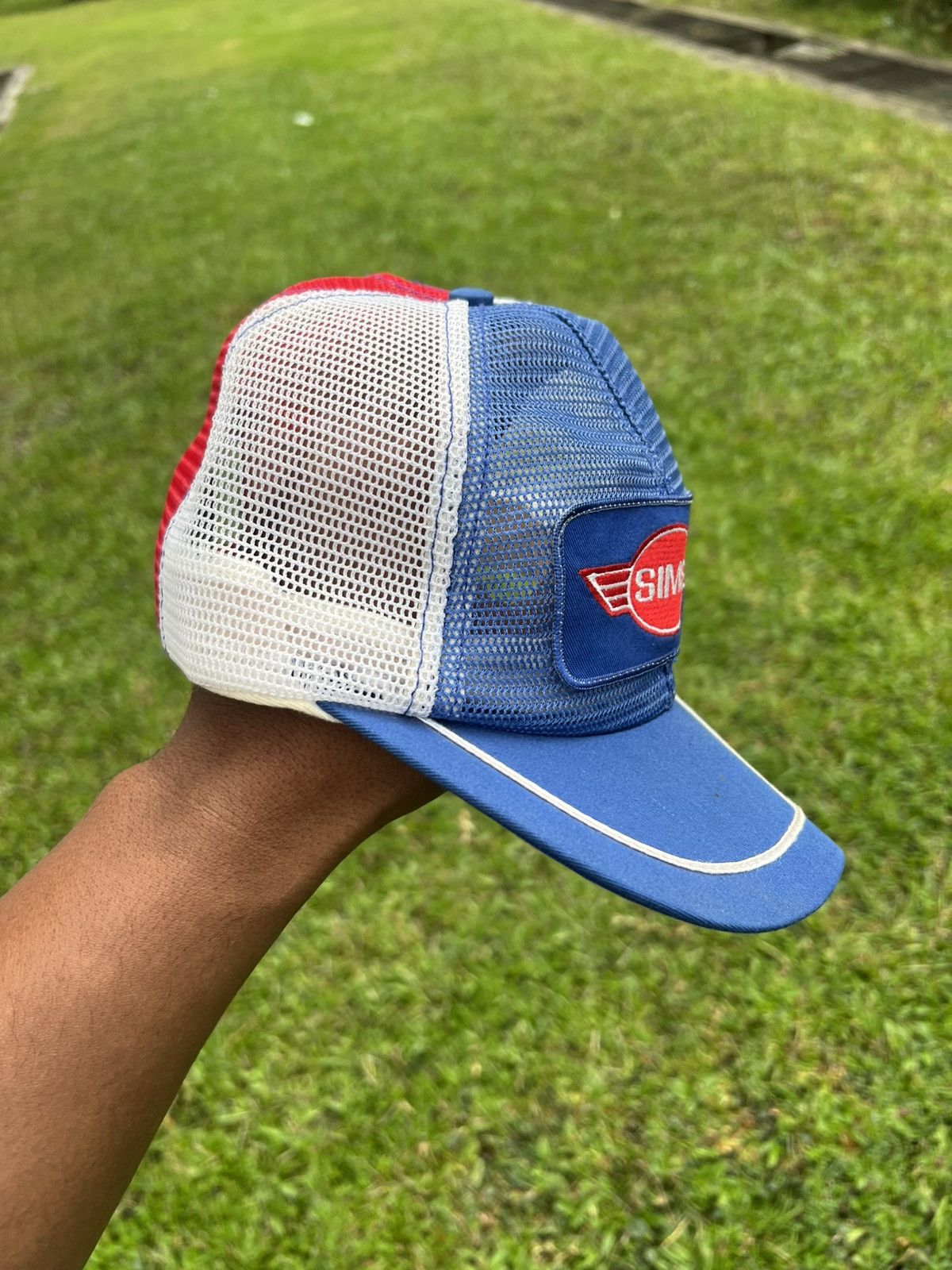Simms × Vintage SIMS SKATER TRUCKER HAT Size ONE SIZE - 4 Thumbnail