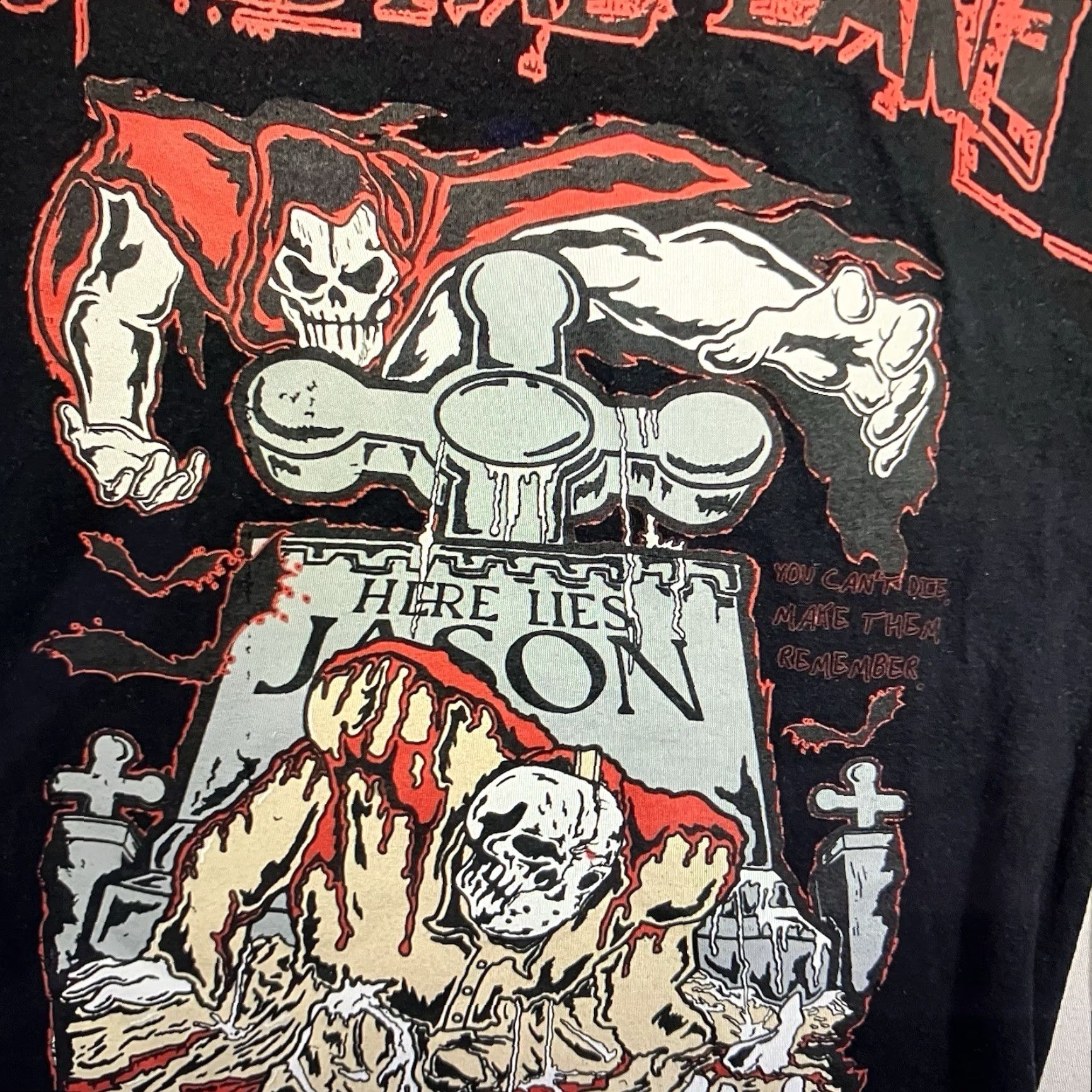 Vintage VINTAGE Friday the 13th T-Shirt Unisex Adults Small Long Sleeve Graphic Jason Horror Movie Retro 80s Size US S / EU 44-46 / 1 - 4 Thumbnail