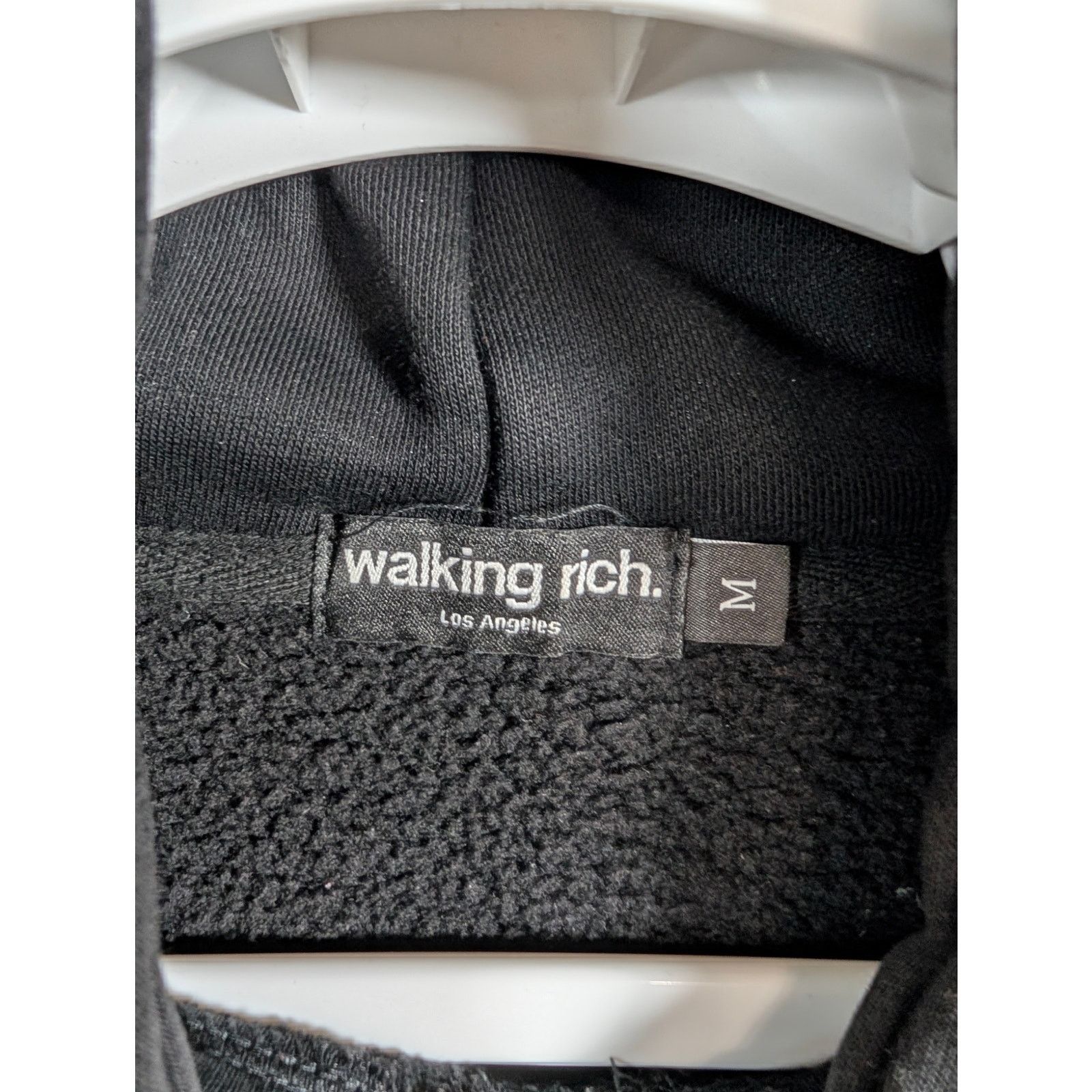 Unknown London Walking Rich Embossed Streetwear Hoodie Sweatshirt Mens USED Size US M / EU 48-50 / 2 - 6 Thumbnail