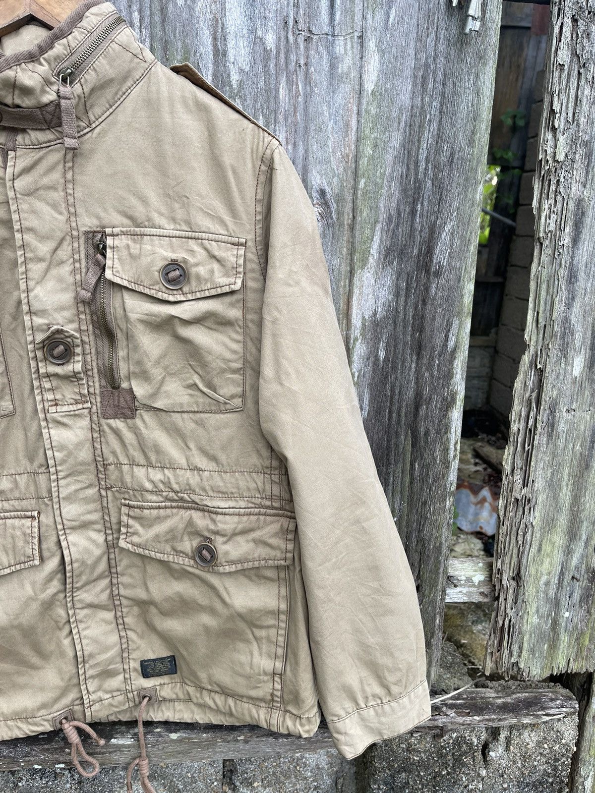 Vintage Surplus Brand Tactical Field Jacket Military Style Zip Hood Size US L / EU 52-54 / 3 - 9 Thumbnail