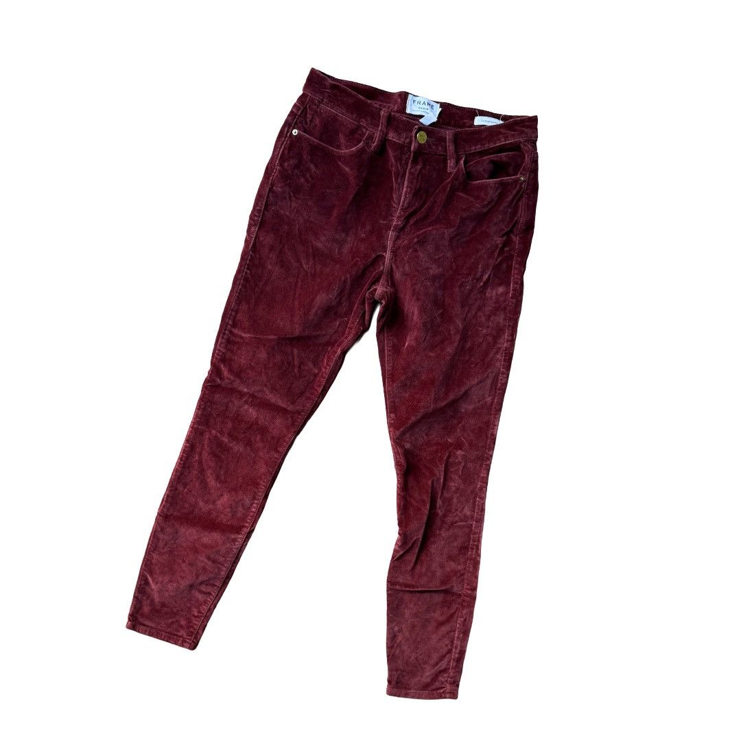 Frame Frame Denim Le High Skinny Velvet Pants Size 27 Size 27" / US 4 / IT 40 - 1 Thumbnail