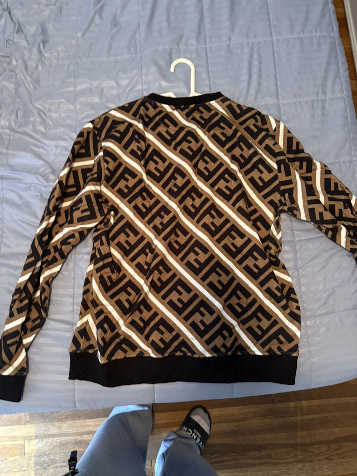 Fendi Fendi Monogram Print Crewneck Sweatshirt Size US XXL / EU 58 / 5 - 2 Thumbnail