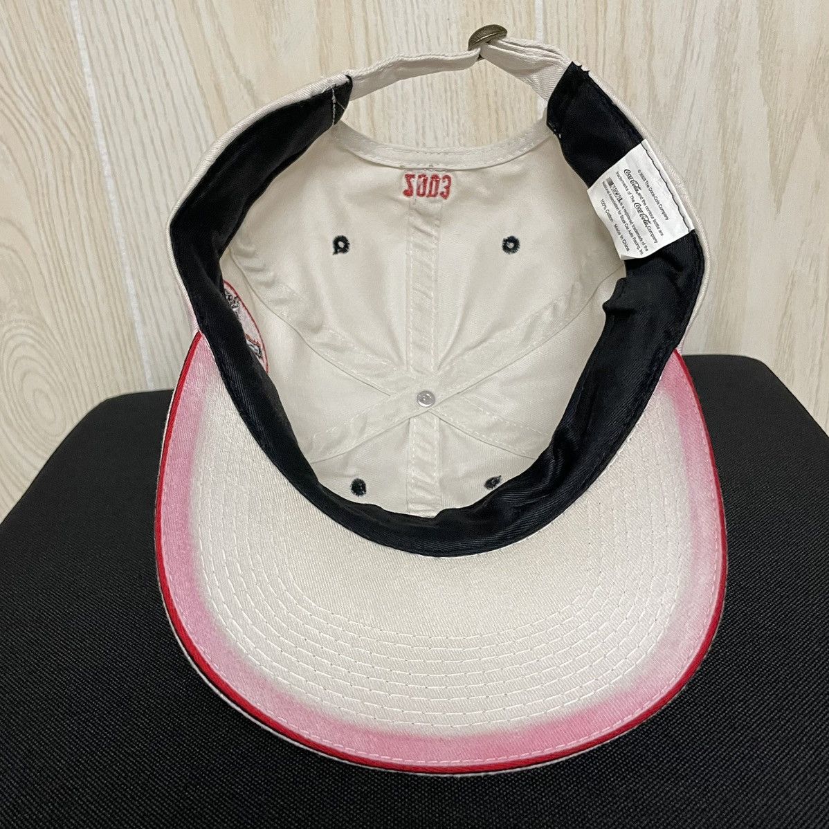 Coca Cola × NASCAR × Vintage Coca Cola Racing Family #20 NASCAR 2003 Dad Hat Baseball Cap Size ONE SIZE - 8 Thumbnail