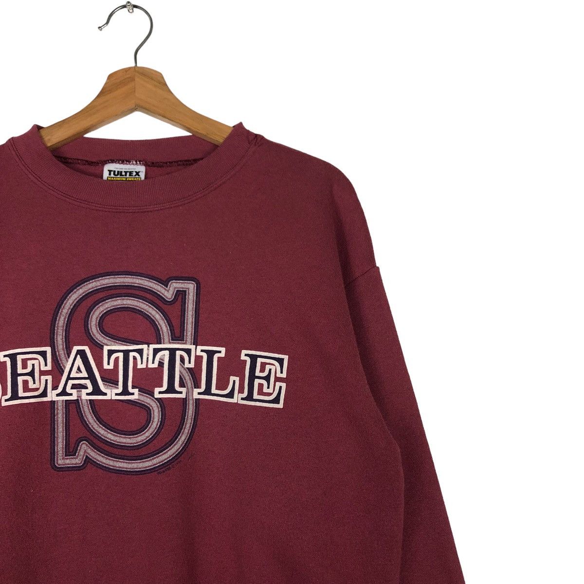 Vintage 🔥Vintage Sweatshirt Crewneck Seattle Tultex USA Size US M / EU 48-50 / 2 - 5 Thumbnail