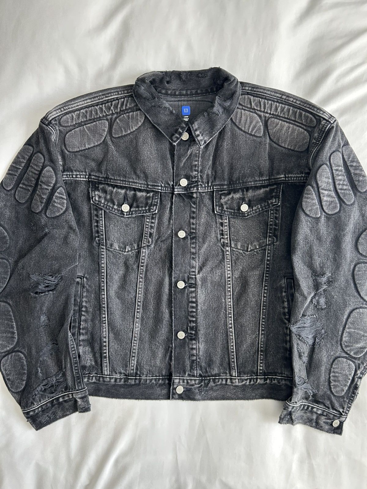 Gap × Kanye West SS22 Yeezy Gap Padded Denim Jacket | Grailed