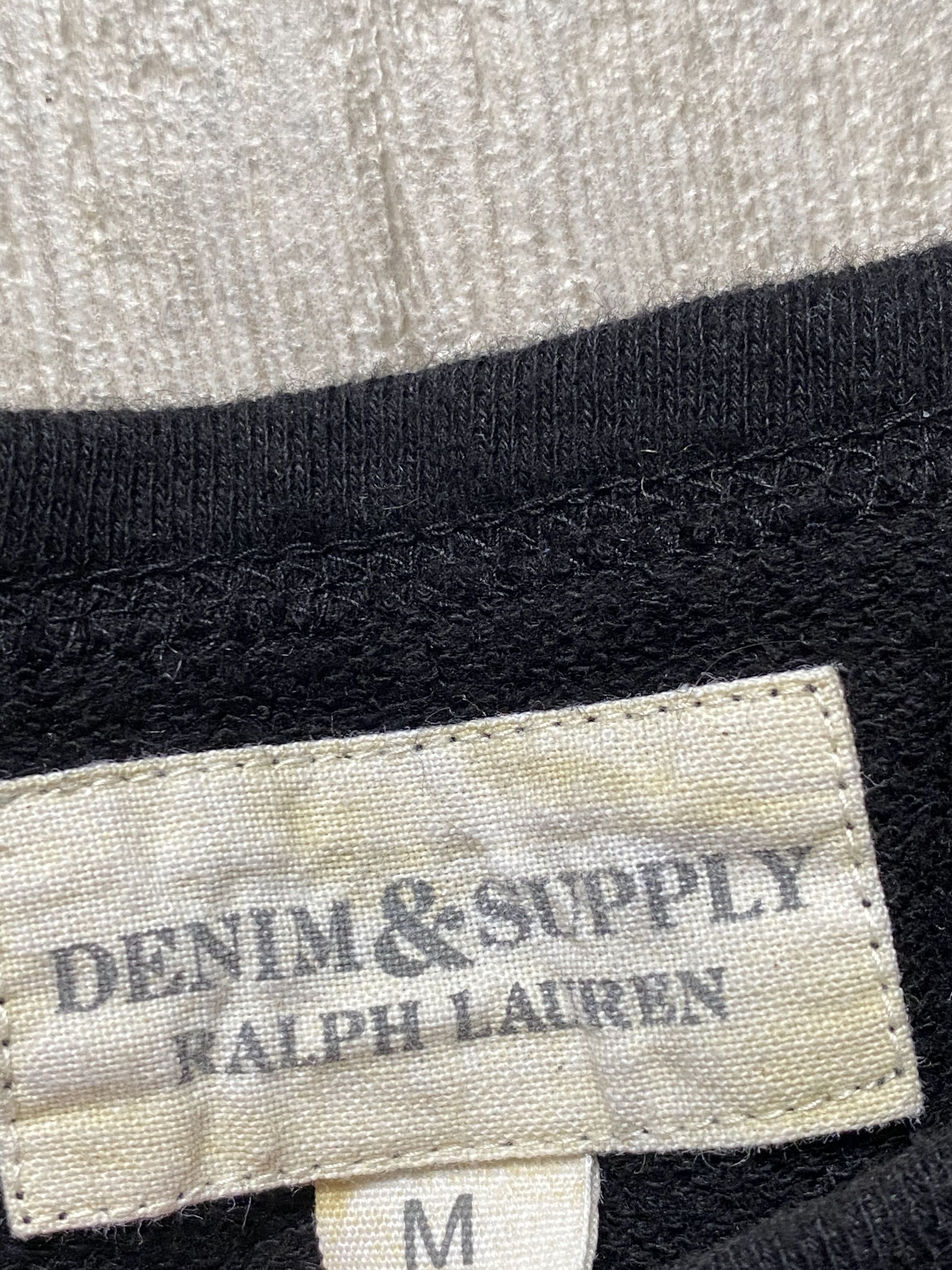 Denim & Supply Ralph Lauren × Polo Ralph Lauren × Vintage Lauren Denim & Supply Ralph Lauren Black Sweatshirt Size M / US 6-8 / IT 42-44 - 2 Thumbnail