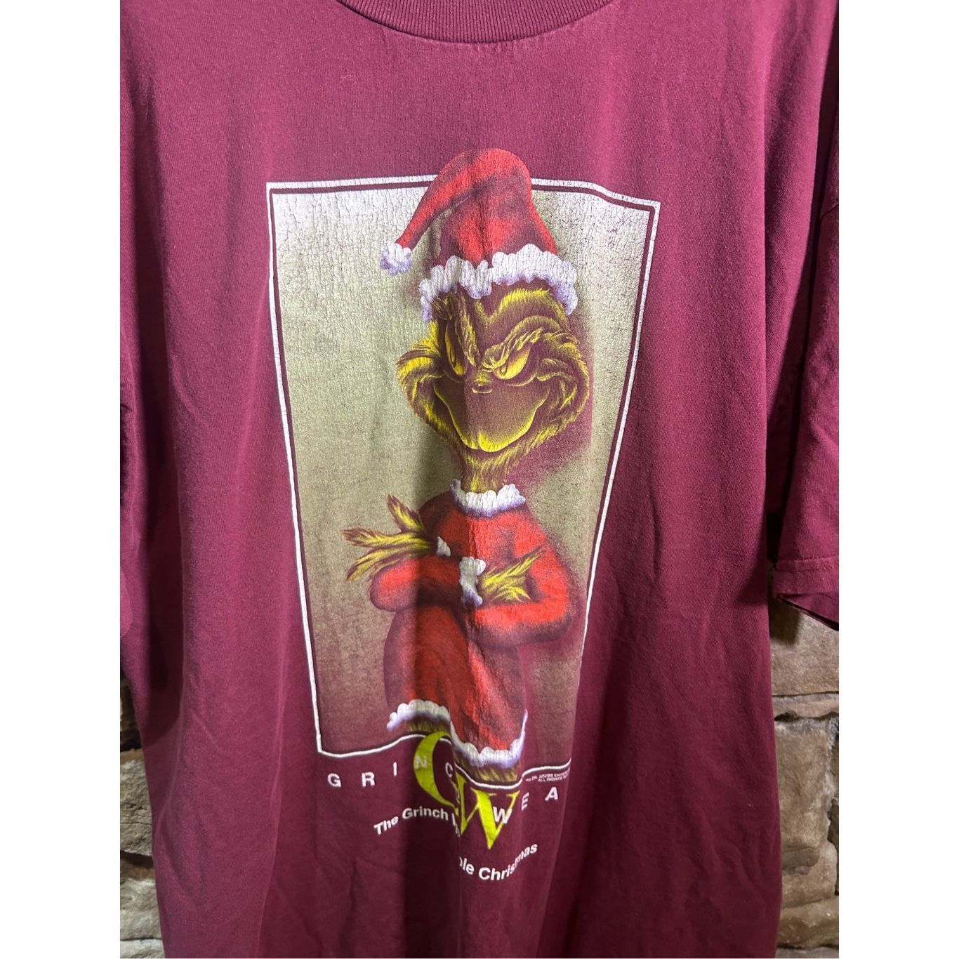 Vintage Men’s XL - Vintage 1997 Dr. Suess The Grunch Tshirt Tultex C Size US XL / EU 56 / 4 - 3 Thumbnail