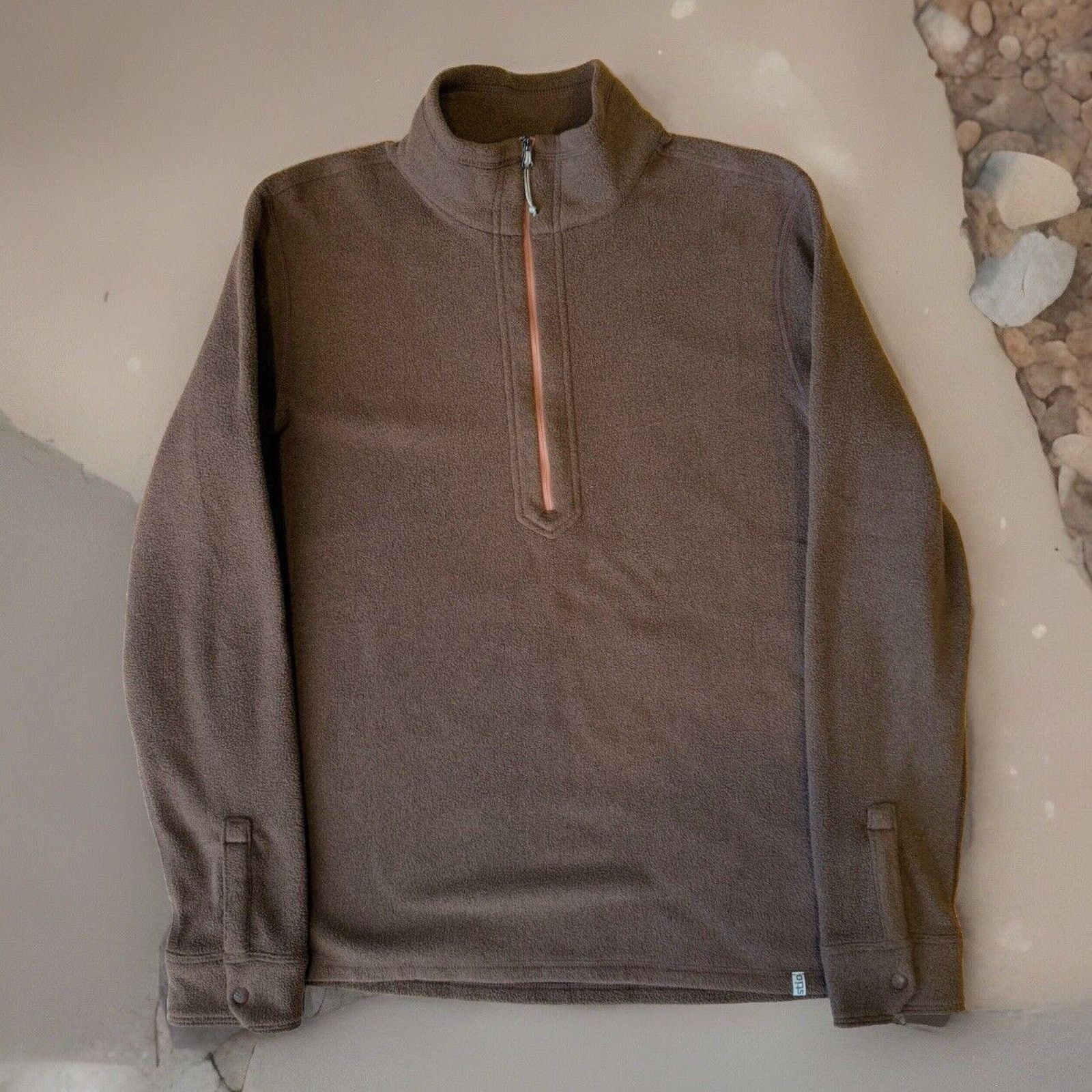 Stio Stio Turpin Fleece Half Zip Pullover Women's L Brown Casual Size L / US 10 / IT 46 - 1 Thumbnail