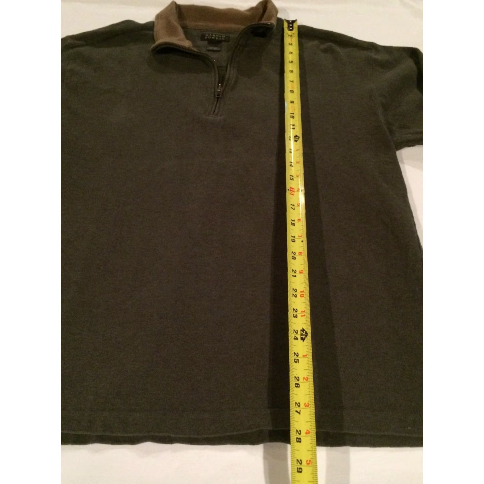 Vintage Harold Powell Green Pullover Casual Sz L 1/4 Zip - EUC Size US L / EU 52-54 / 3 - 7 Thumbnail