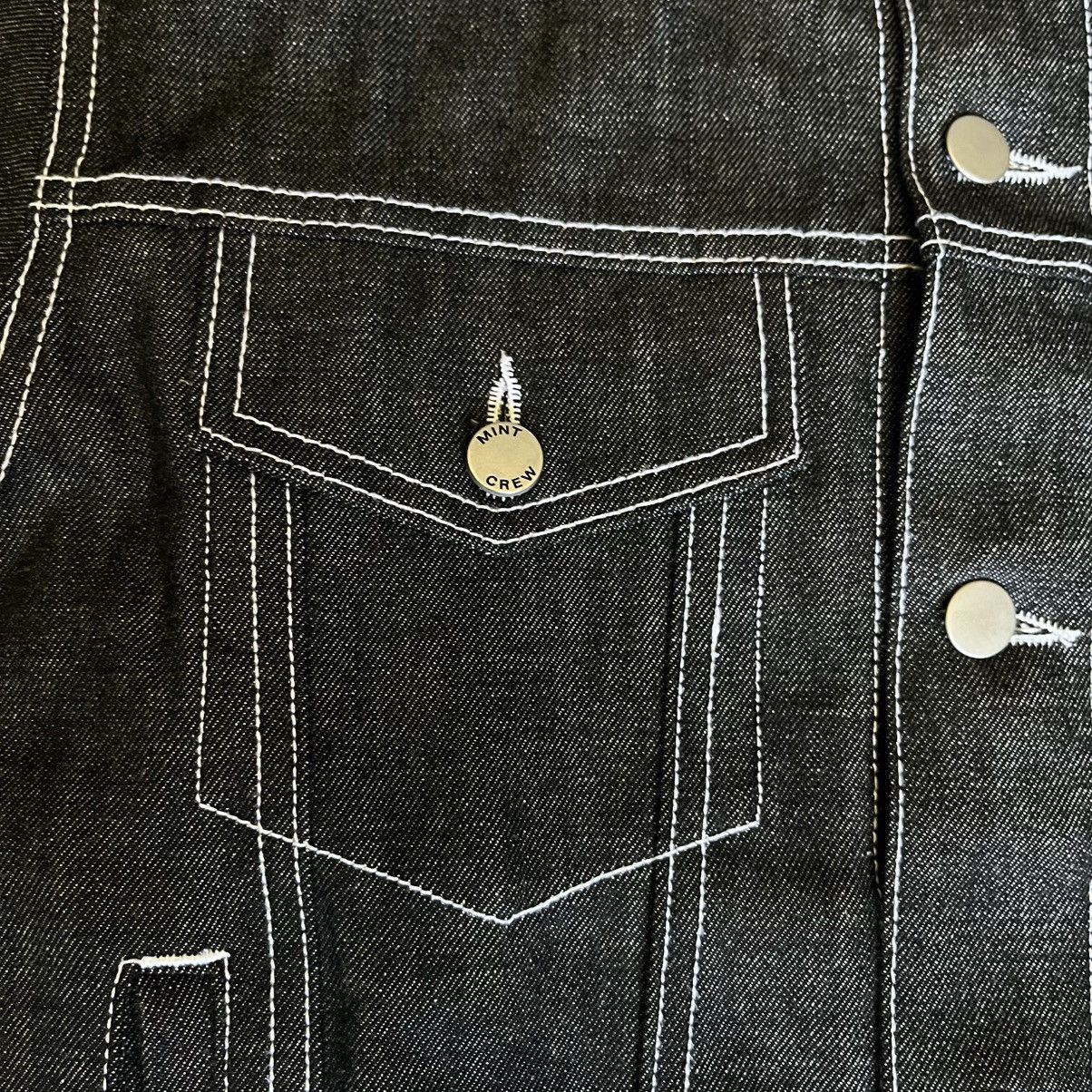 Mintcrew Mint Crew Los Angeles Raw Denim Trucker Jean Jacket Size US M / EU 48-50 / 2 - 4 Thumbnail