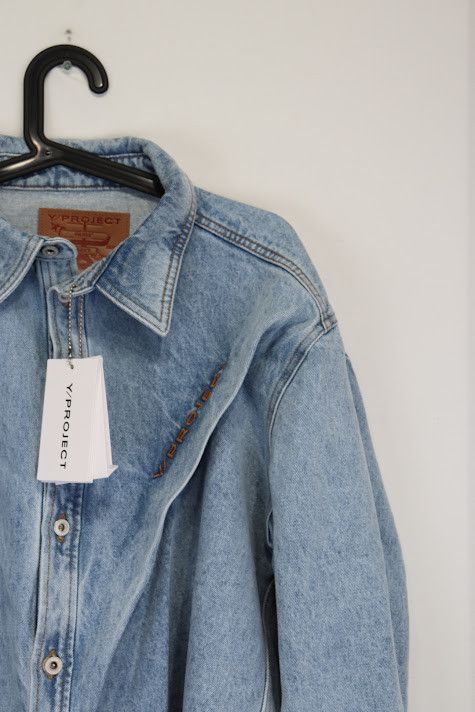 Y/Project o1rshd1 Button Up Shirt in Ice Blue Size US L / EU 52-54 / 3 - 4 Thumbnail