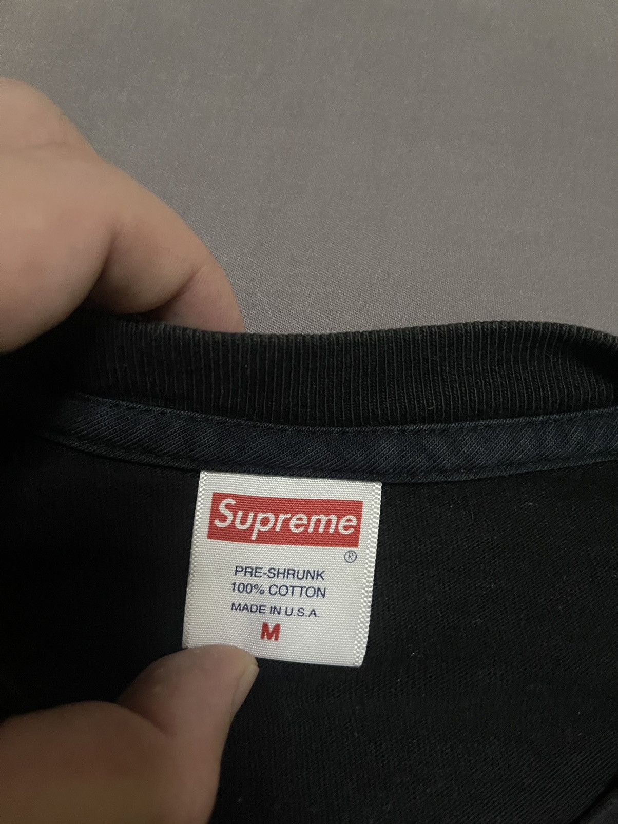 Supreme Supreme Cupid tee black Size US M / EU 48-50 / 2 - 4 Thumbnail