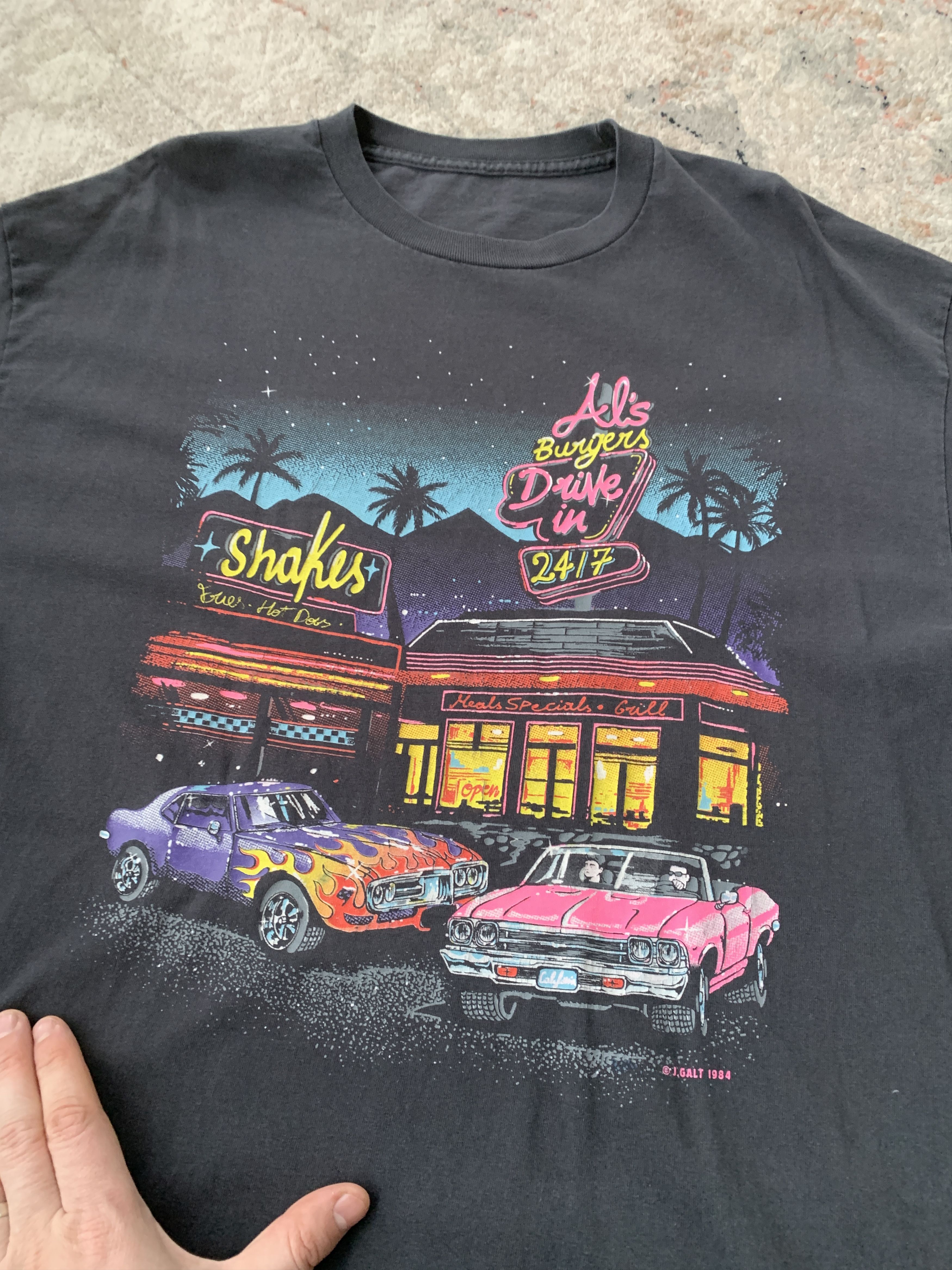 Vintage Vintage Brandy & Melville J.Galt 1984 Tee Size US L / EU 52-54 / 3 - 2 Thumbnail