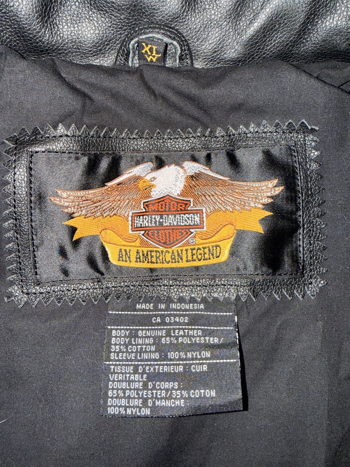 Harley Davidson Rare Vintage 1998 Harley-Davidson Women Leather Jacket - XL Size XL / US 12-14 / IT 48-50 - 6 Thumbnail