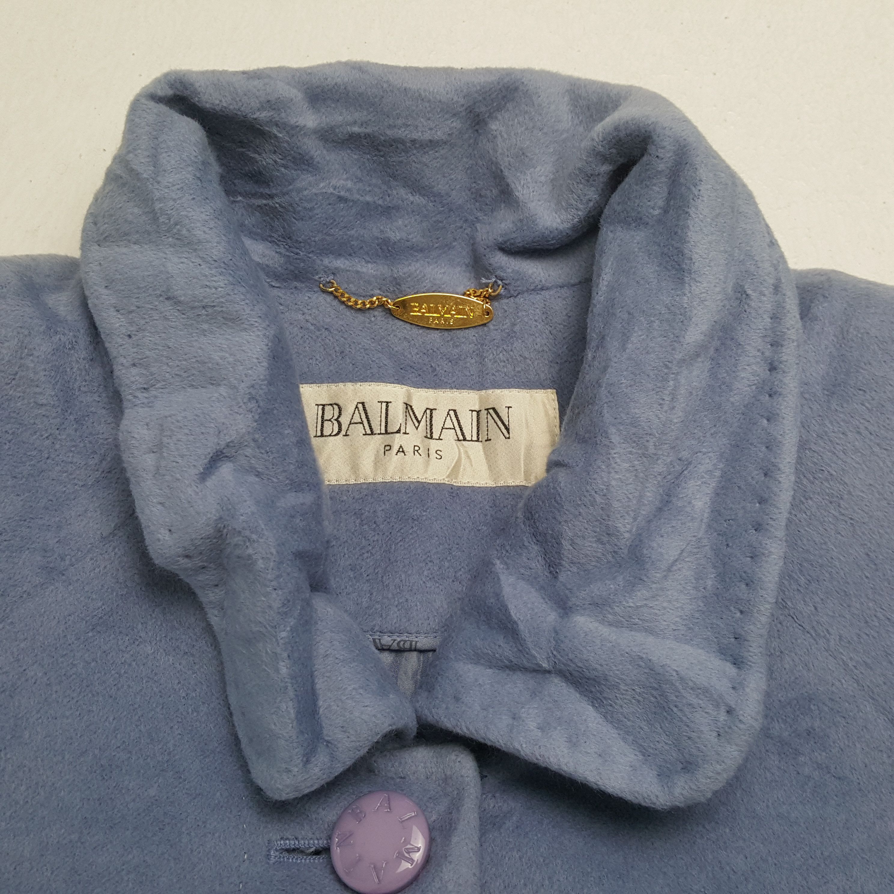 Balmain × Vintage BALMAIN PARIS Winter Fashion Style Long Coat Jacket Size US M / EU 48-50 / 2 - 10 Thumbnail
