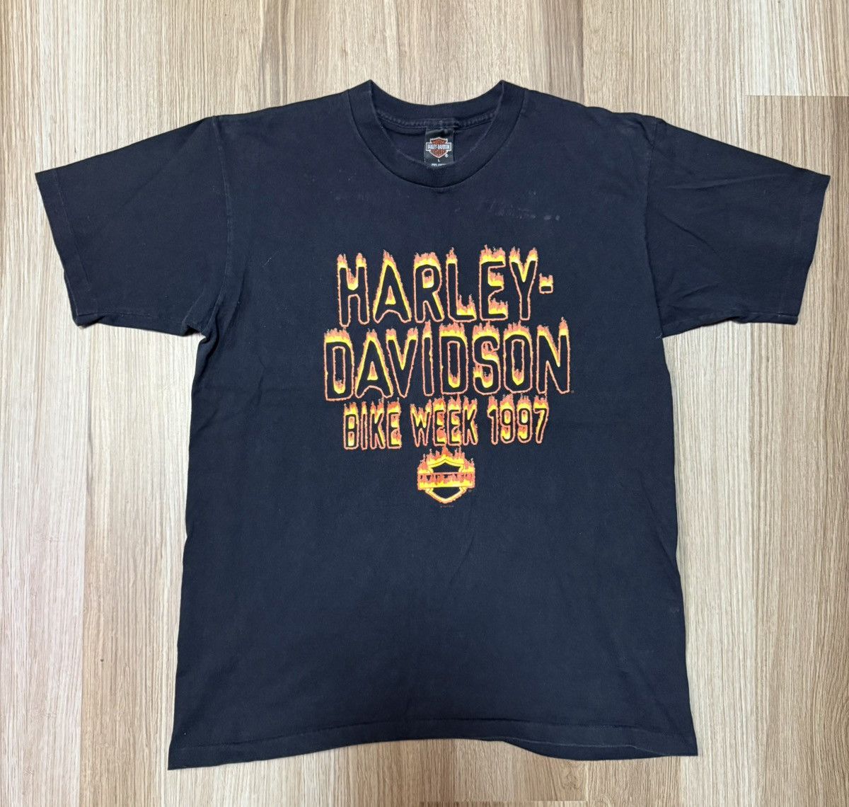 Harley Davidson Vintage 1997 Harley Davidson Bike Week Shirt Size L Size US L / EU 52-54 / 3 - 1 Thumbnail