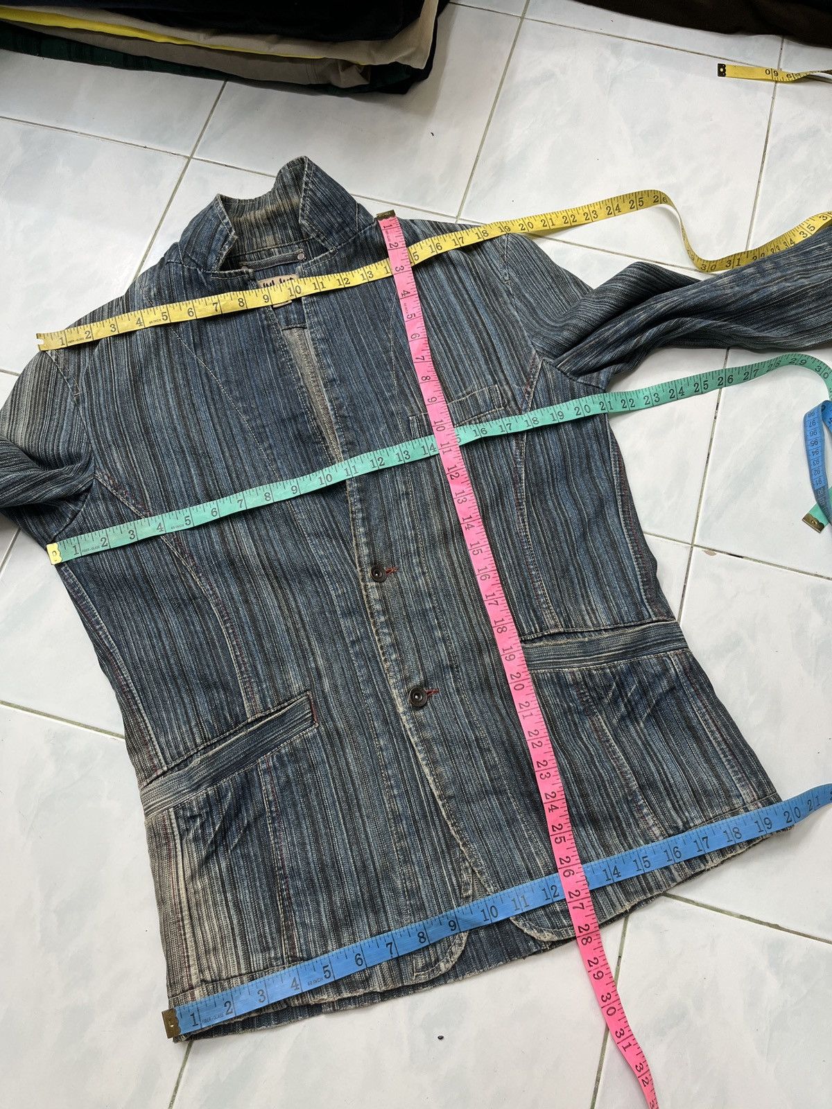 Vintage 🔥🔥🔥STEALS VTG NYLAUS JEANS DENIM JACKET Size M / US 6-8 / IT 42-44 - 16 Thumbnail