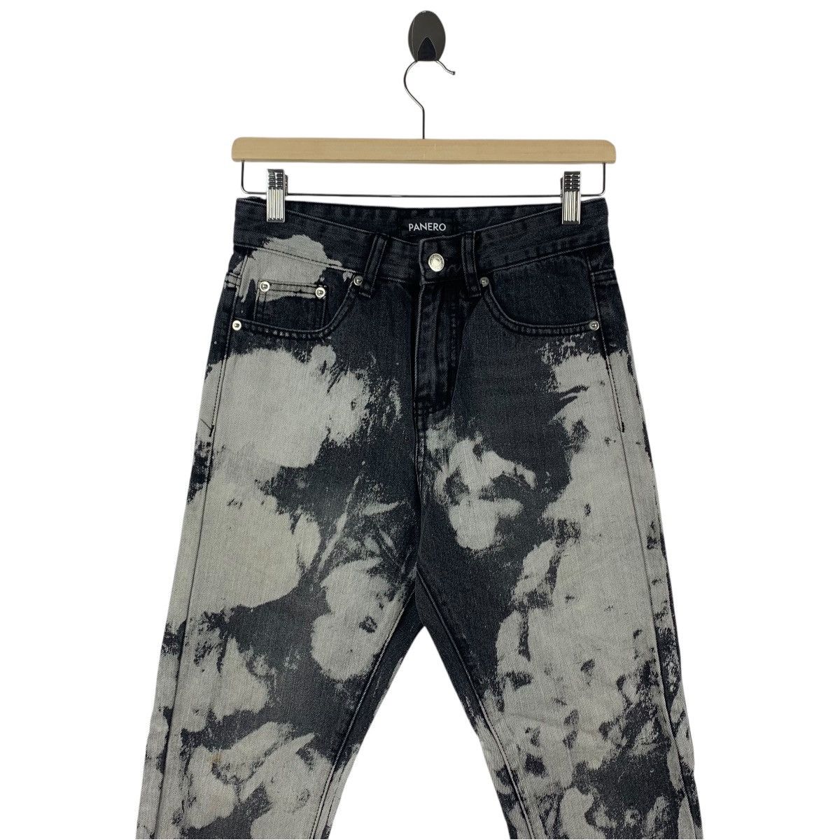 Designer × Japanese Brand PANERO Bleach dyedenim skinny jeans Size US 27 - 2 Thumbnail