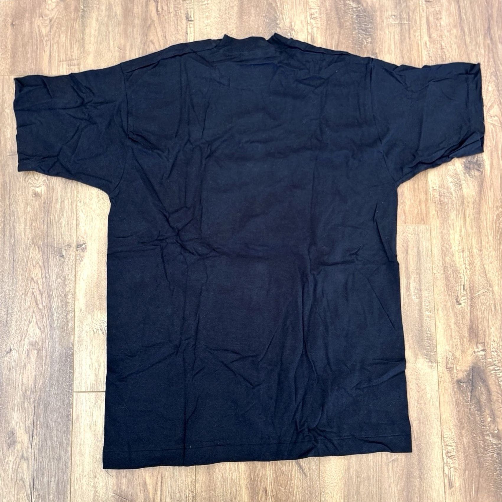 Fruit Of The Loom VINTAGE 90s Celestial Sun Graphic T-Shirt Medium Spacecore Boho Unisex Short Sleeve Cotton USA MADE Single Stitch Mens M Black Shirt Size US M / EU 48-50 / 2 - 5 Thumbnail