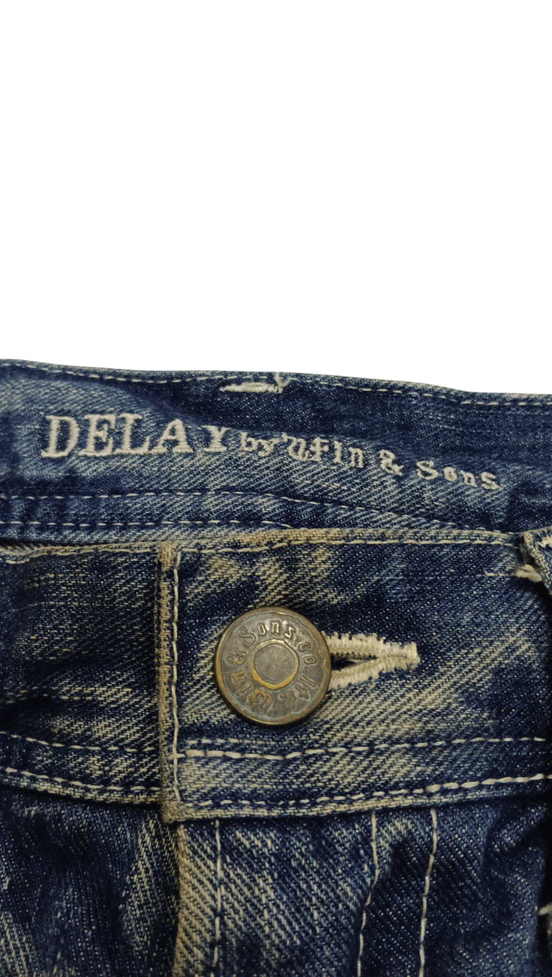 Designer DELAY UFin & Sons Distressed Flare Denim Japan (S316) W32 Size US 32 / EU 48 - 2 Thumbnail
