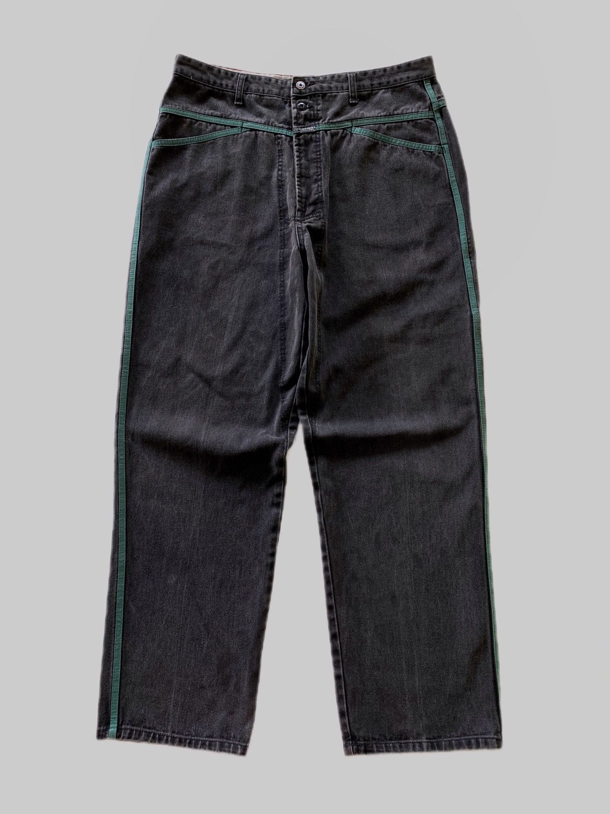 Marithe + Francois Girbaud Vintage M+FG 5Pockets Skater Jeans Size US 36 / EU 52 - 1 Thumbnail
