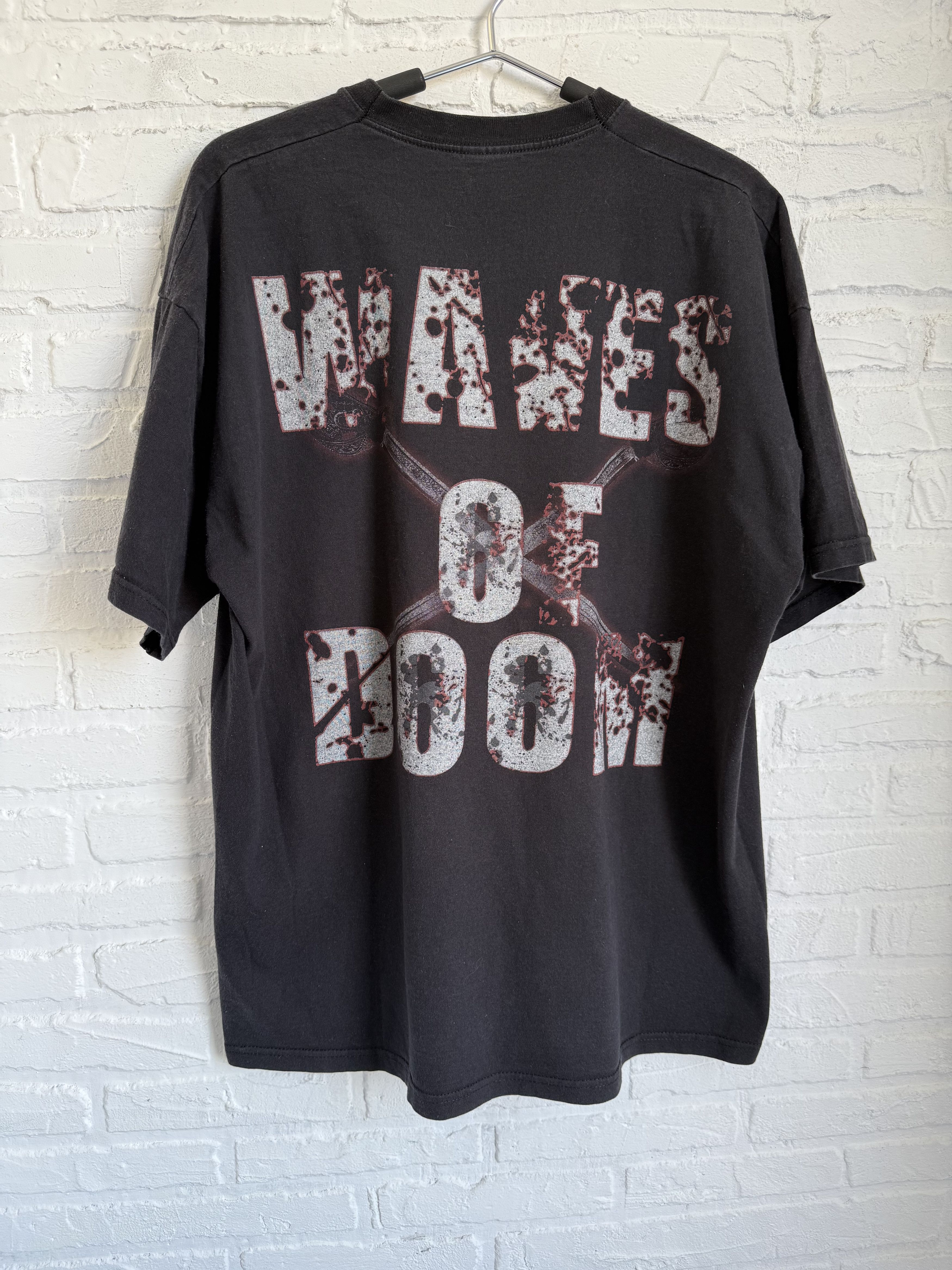 Band Tees Vintage 2010 Dagoba waves of doom t-shirt Size US XL / EU 56 / 4 - 5 Thumbnail