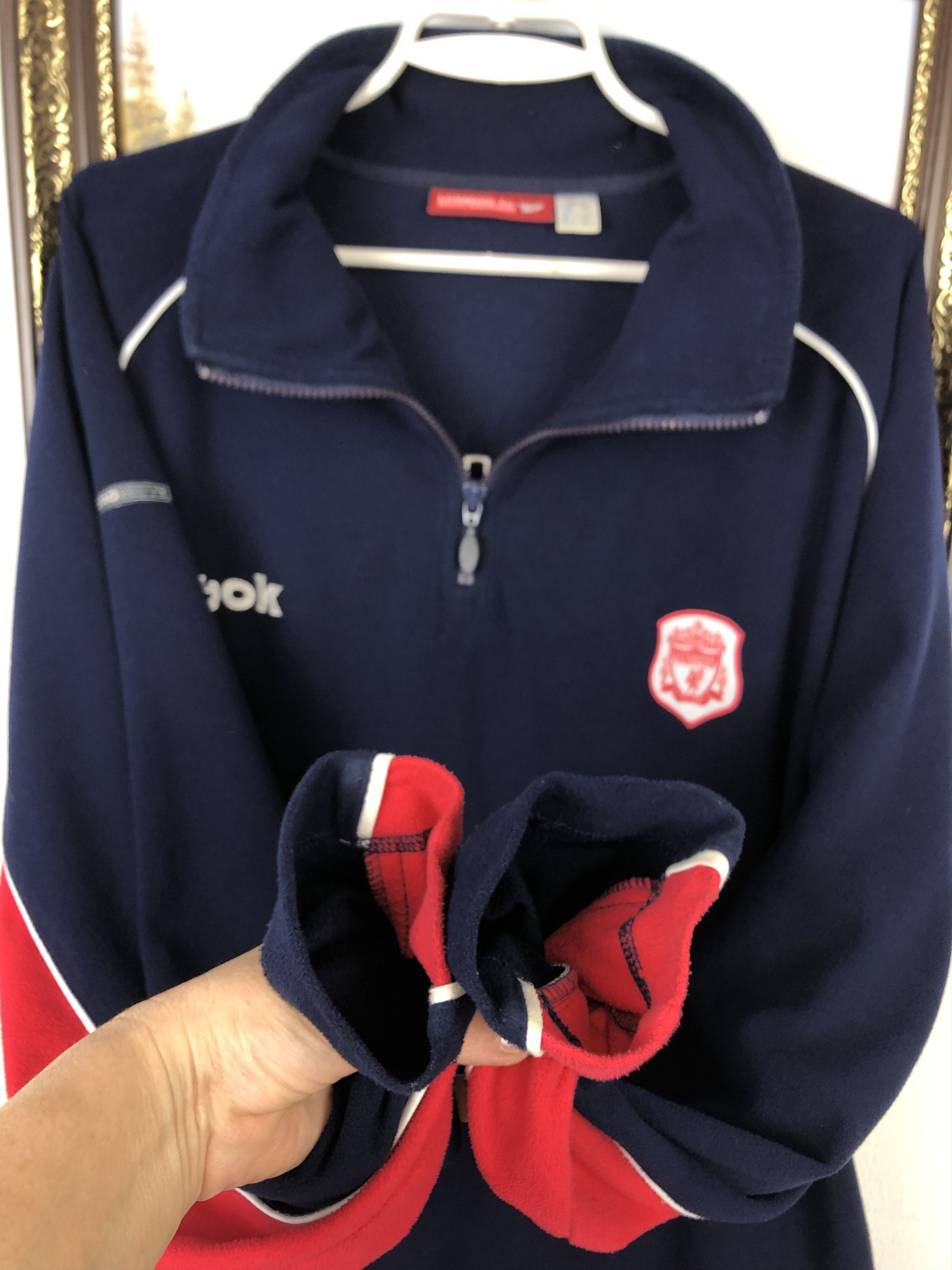 Reebok Vintage Reebok Liverpool Football Fleece Track Sweatshirt Size US XL / EU 56 / 4 - 8 Thumbnail
