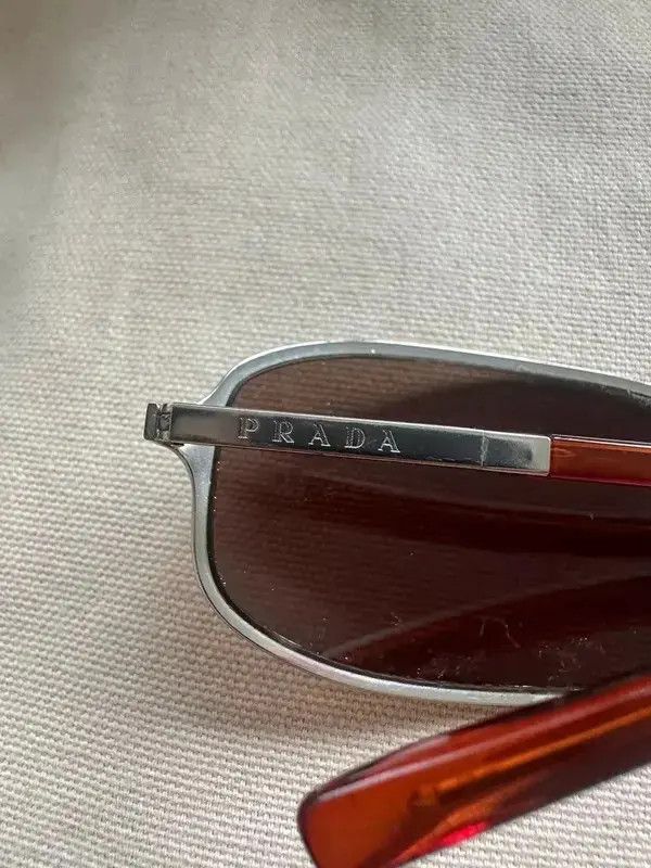Prada × Vintage PRADA Sunglasses Sport Shield Rimless Symbol Star Ski Mask Size ONE SIZE - 5 Thumbnail