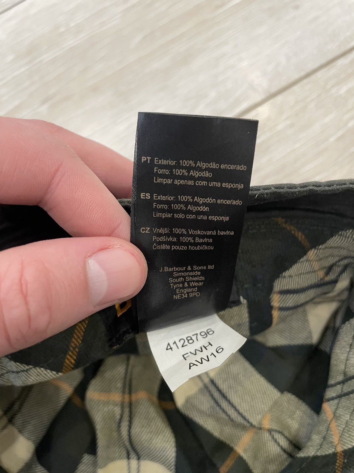 Barbour Barbour Bucket Hat Vintage Men’s XL Green Waxed Waterproof Size ONE SIZE - 9 Thumbnail