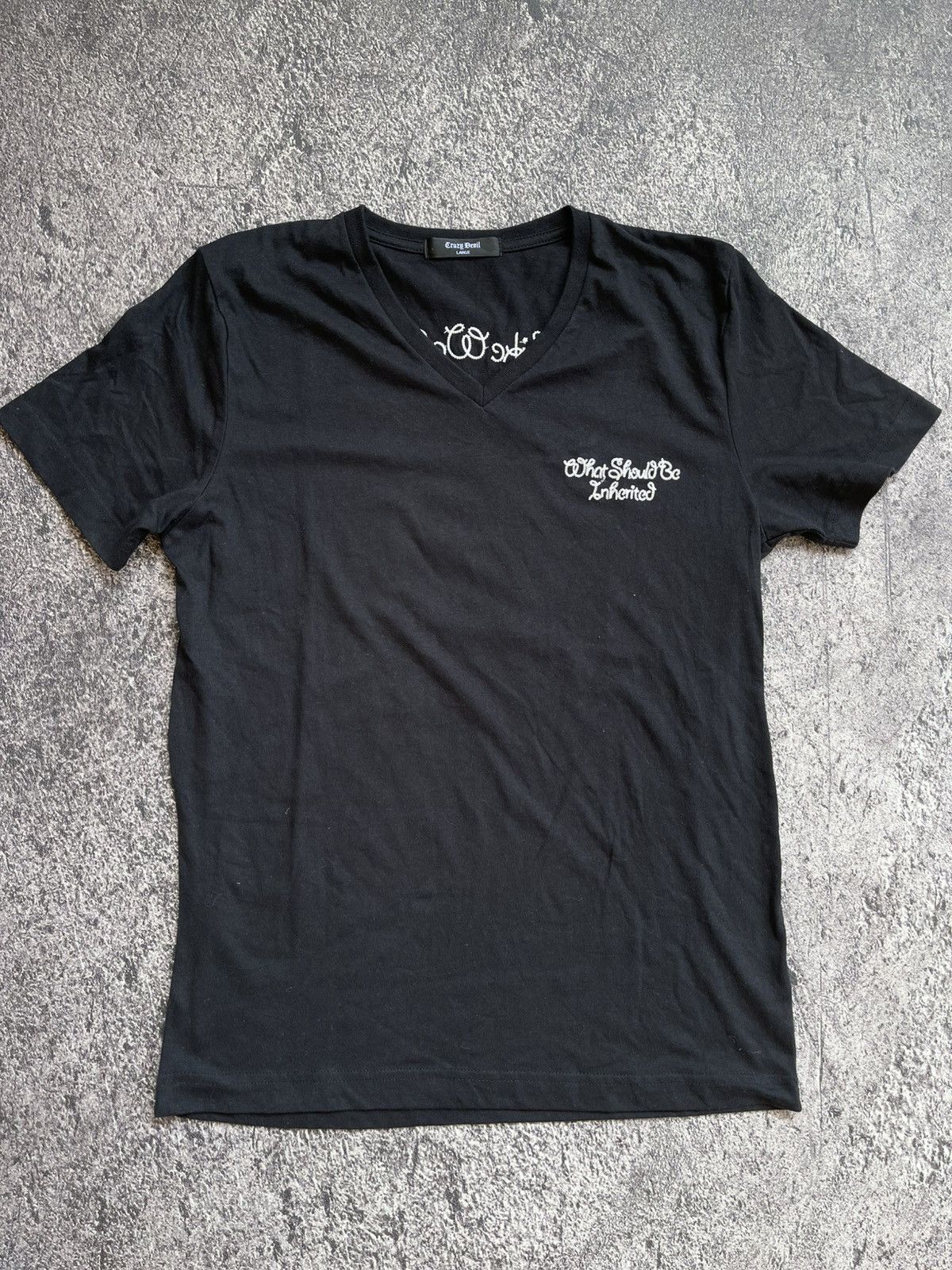 Japanese Brand Y2k crazy devil ifsixwasnije vneck tshirt Size US M / EU 48-50 / 2 - 1 Thumbnail