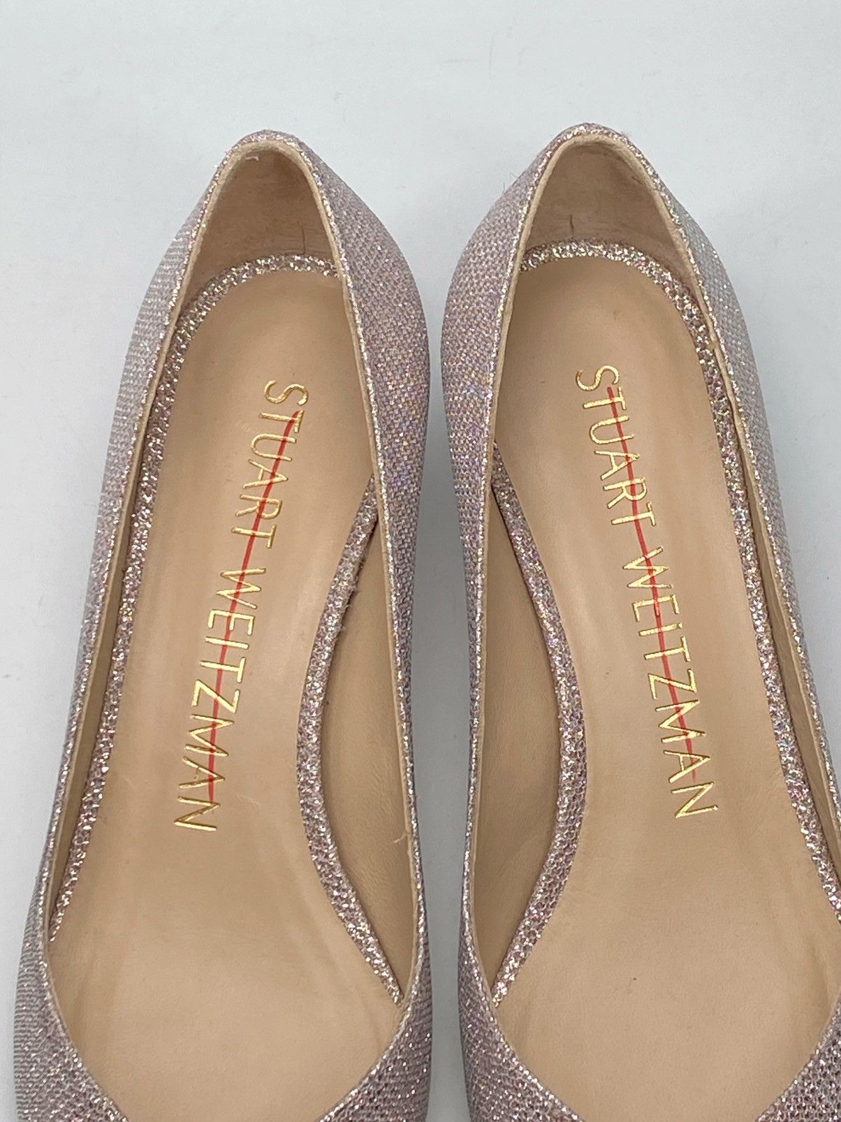 Stuart Weitzman Stuart Weitzman Metallic Kitten-Heel Pumps size 6.5 Size US 6.5 / IT 36.5 - 3 Thumbnail