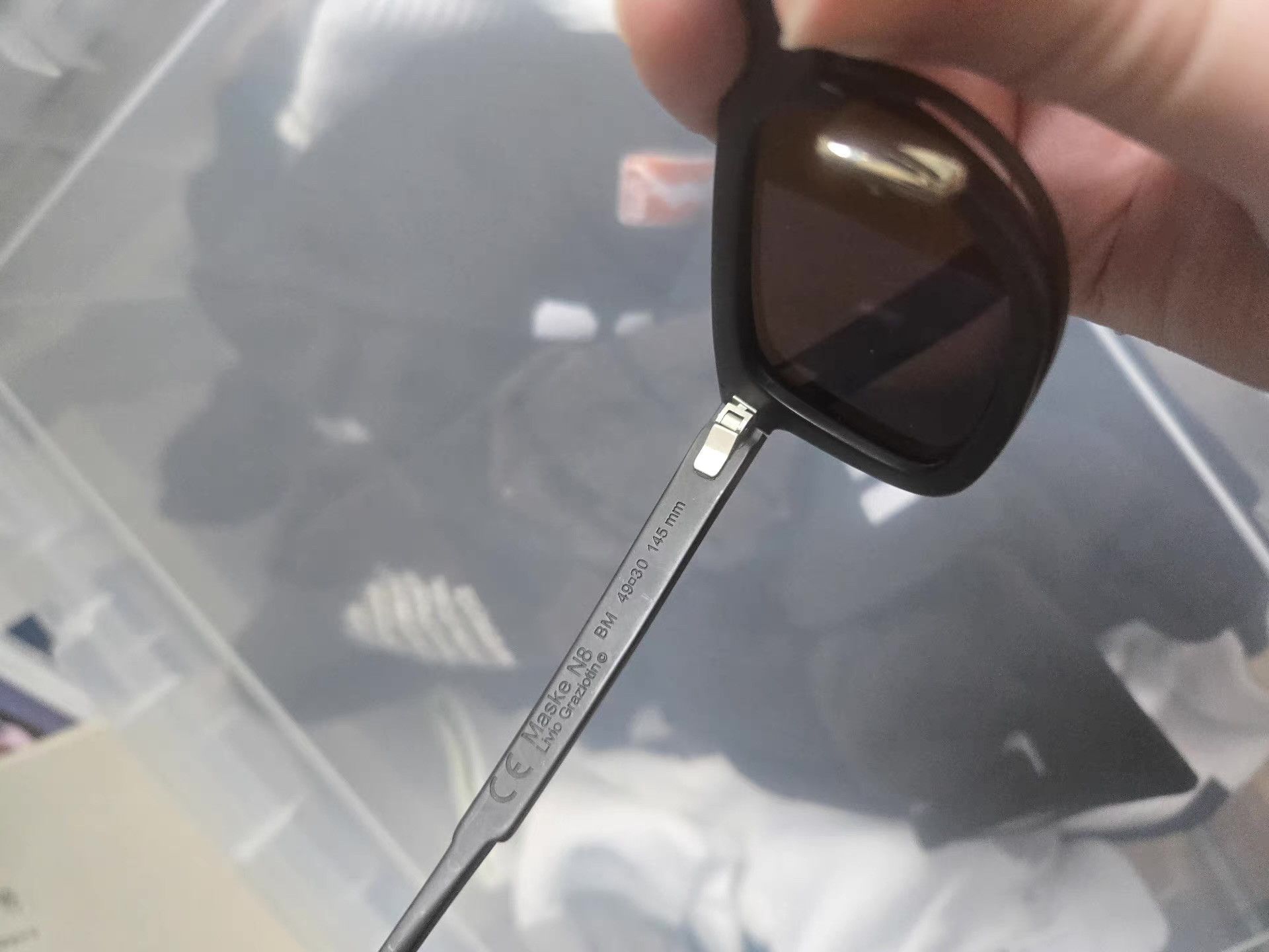 Kuboraum Kuboraum Mask N8 glasses Q6 Size ONE SIZE - 3 Thumbnail