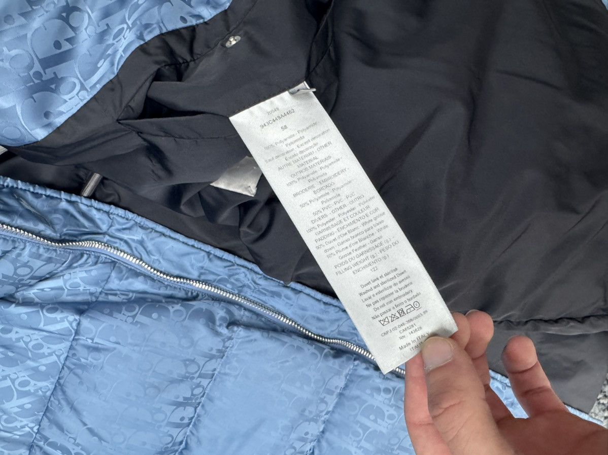 Dior Dior oblique puffer jacket blue Size US XXL / EU 58 / 5 - 8 Thumbnail