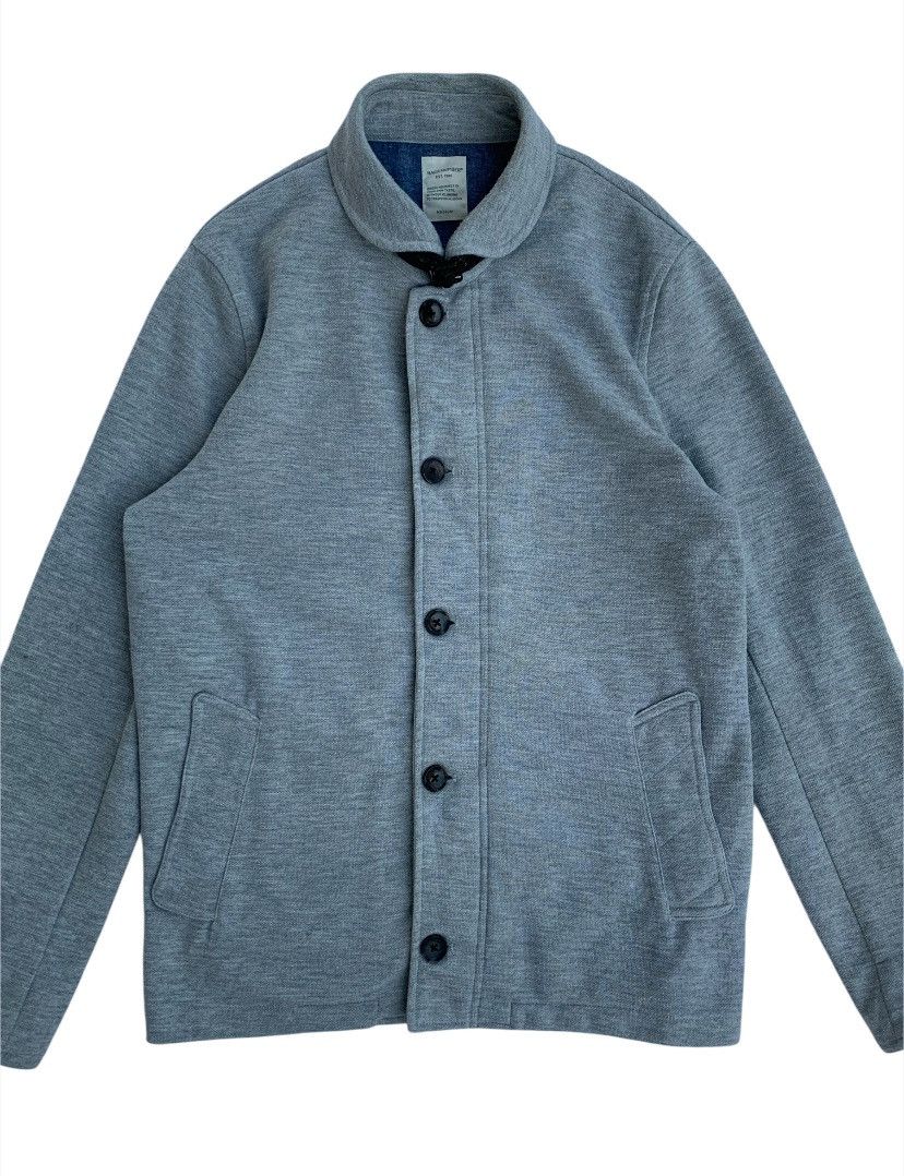 Japanese Brand Y2K Japan Back Number Shawl Collar Zipper Jacket Size US M / EU 48-50 / 2 - 2 Thumbnail