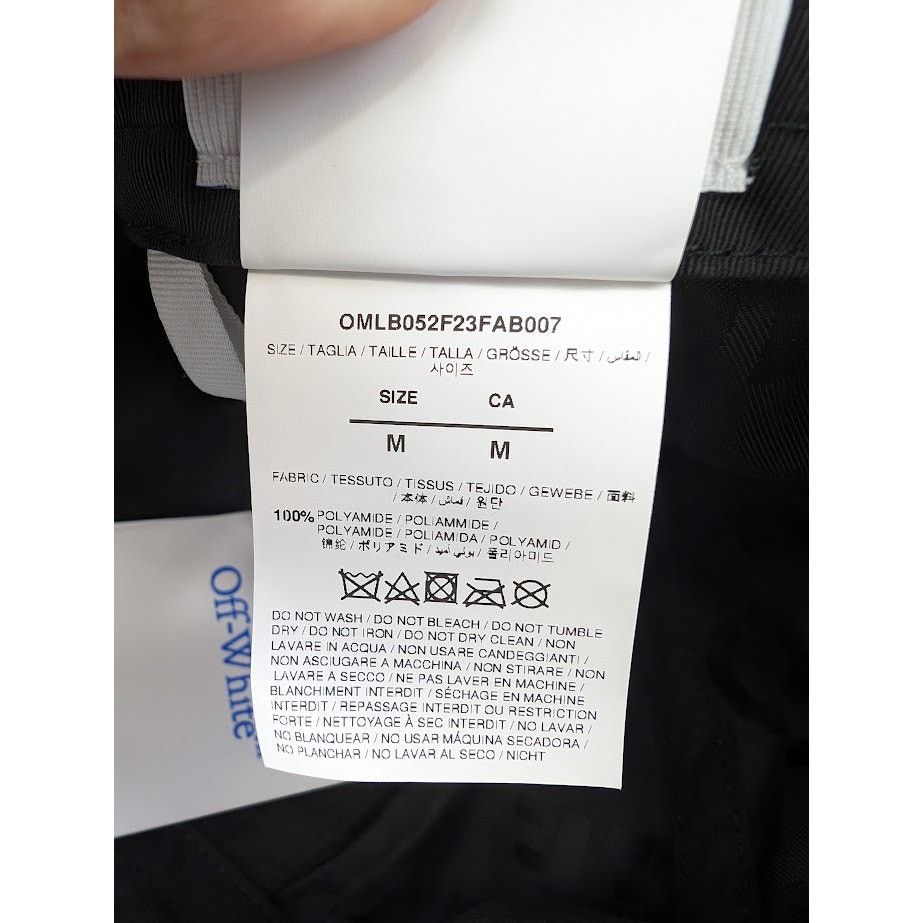 Off-White o1rshd1 Size: M / Jacq Baseball Hat / Cap in Black Size ONE SIZE - 19 Thumbnail