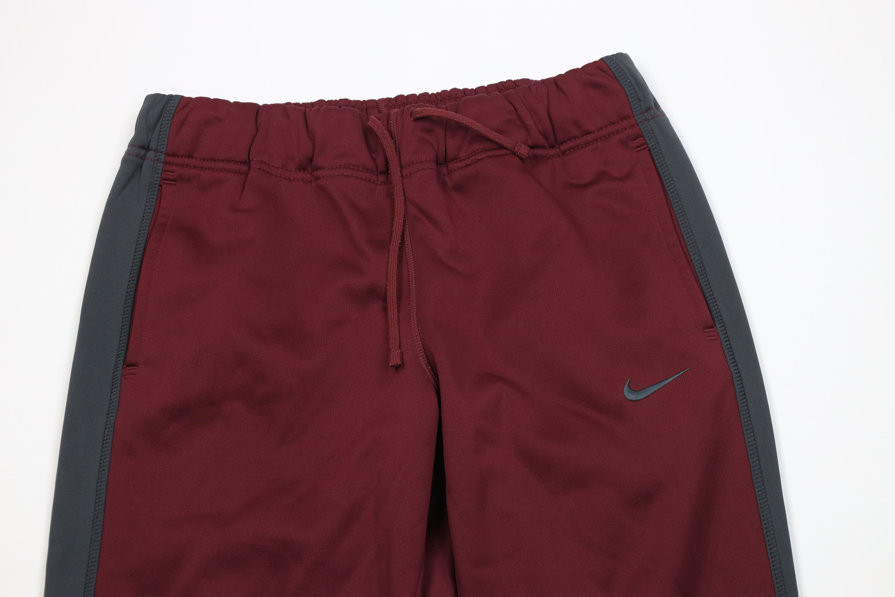 Nike Vintage Y2K Nike Therma Fit Block Wide Leg Sweatpants Maroon Size US 34 / EU 50 - 2 Thumbnail