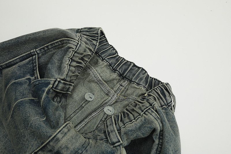 Japanese Brand American-style men's lightning loose wide-leg flared jeans Size US 32 / EU 48 - 3 Thumbnail