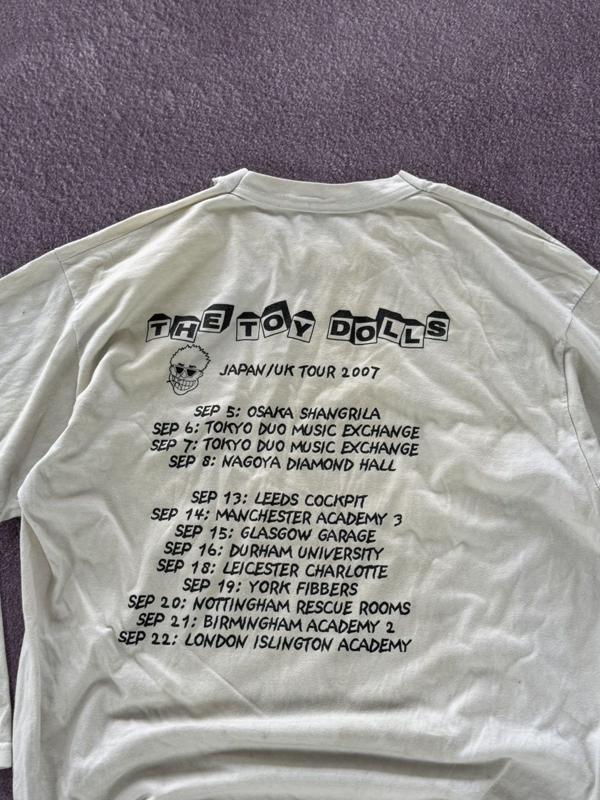 Band Tees The Toy Dolls Heavy Metal Japan/UK Tour 2007s Band T-Shirt Size US L / EU 52-54 / 3 - 8 Thumbnail