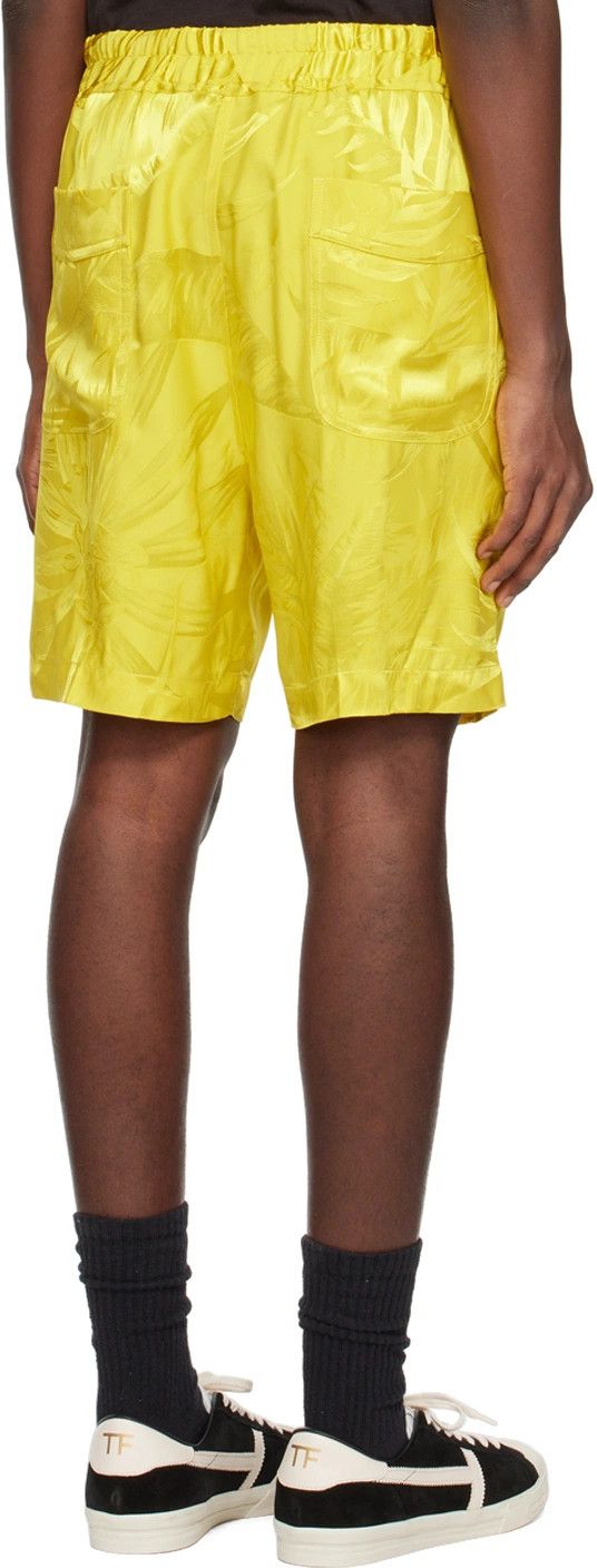 Tom Ford o1loc1c1024 SSC001 Peony Jacquard Short in Yellow Size US 32 / EU 48 - 3 Thumbnail
