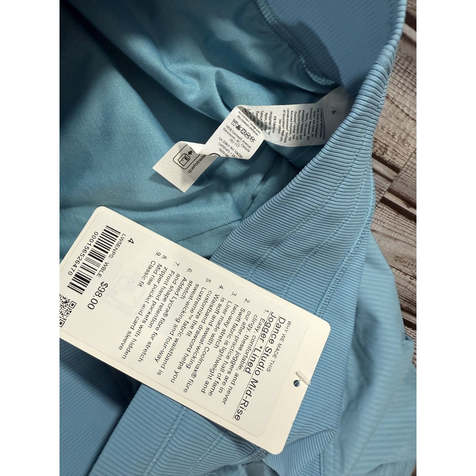 Lululemon Lululemon Dance Studio lined Joggers color WBLE Size 4 NWT Size 27" / US 4 / IT 40 - 2 Thumbnail