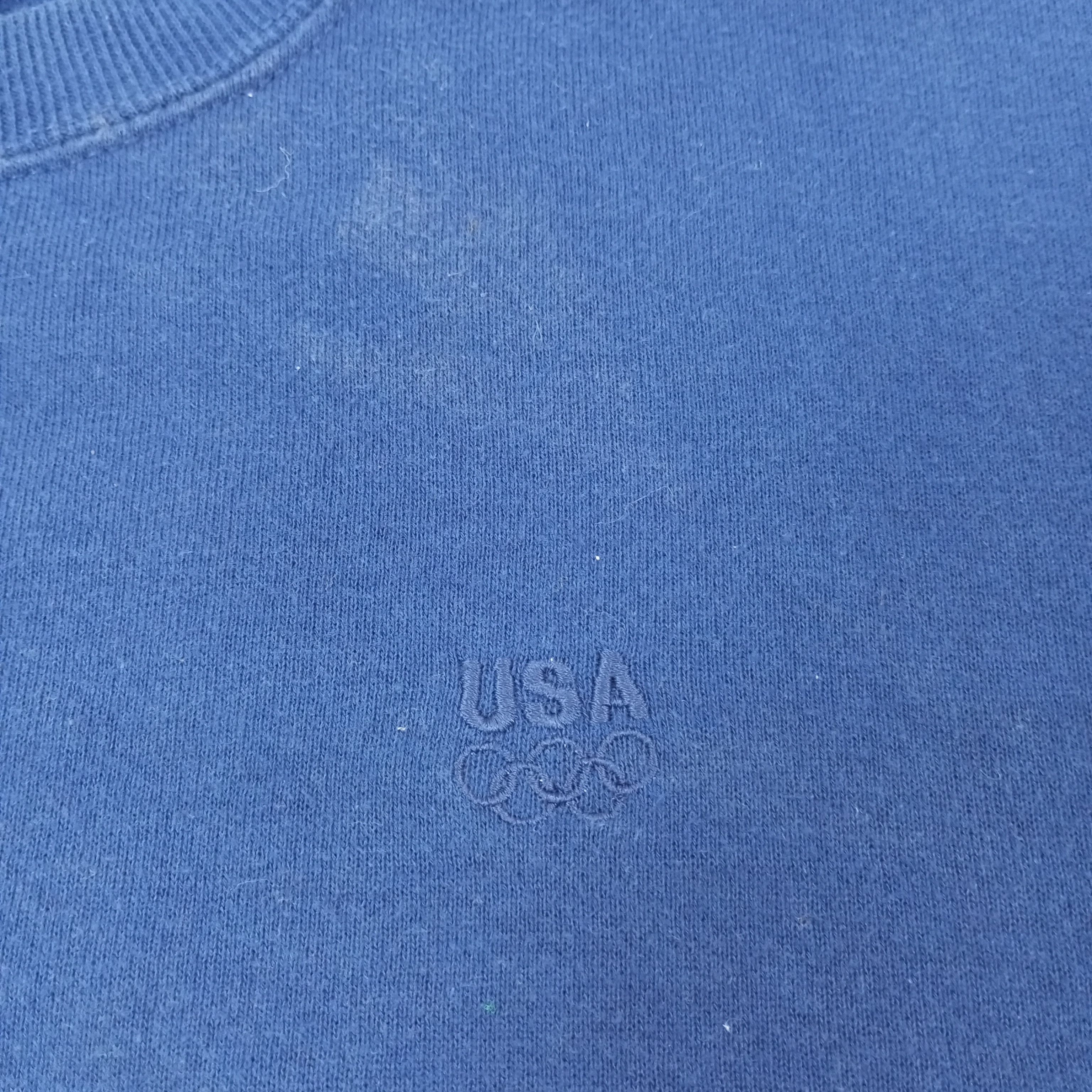 USA Olympics × Vintage Olympics USA Promo Style Vintage Sweatshirt c216n12 Size US XL / EU 56 / 4 - 2 Thumbnail