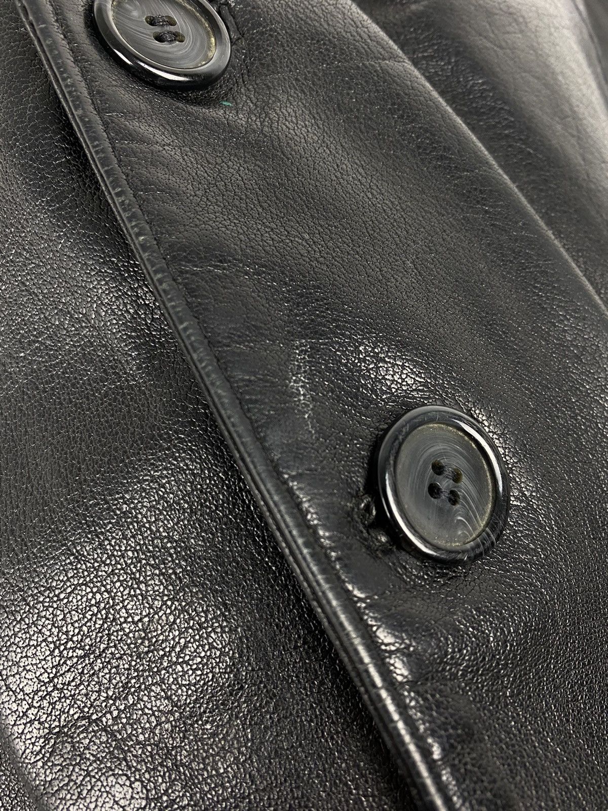 Genuine Leather Vintage Apollo Leather Vest Biker Harley Davidson Avirex Y2K Size US L / EU 52-54 / 3 - 6 Thumbnail