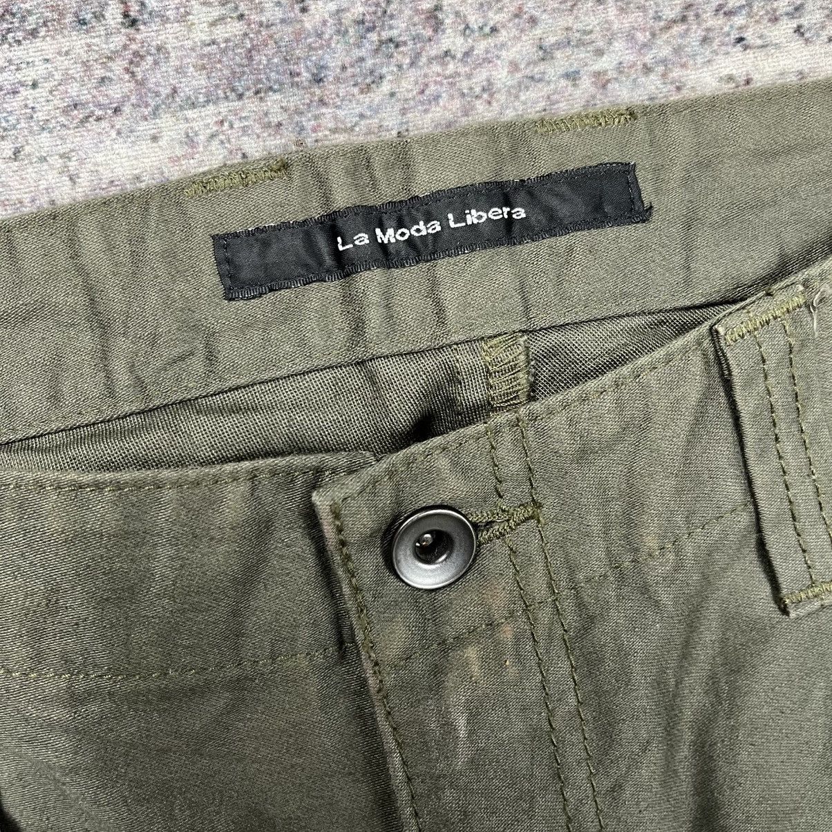 If Six Was Nine 2000s La Moda Libera - Bondage Flared Cargo Pants Size US 29 - 14 Thumbnail