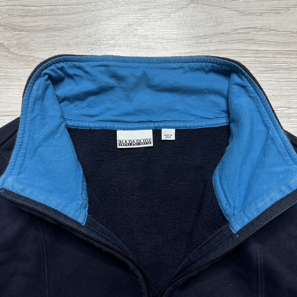Napapijri Napapijri 1/3 zip Big logo sweatshirt Size US XL / EU 56 / 4 - 5 Thumbnail