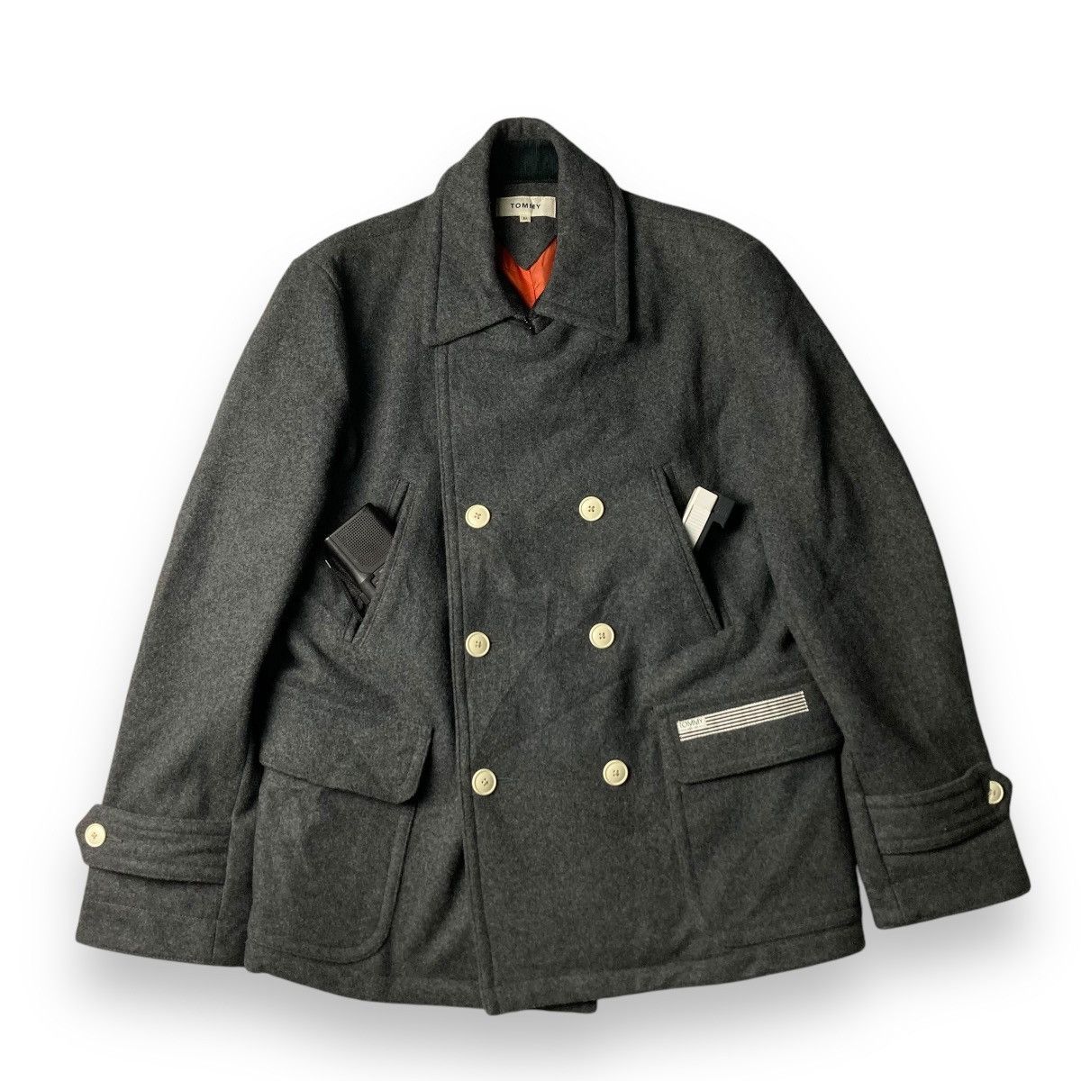 Tommy Hilfiger TOMMY DOUBLE BREASTED WOOL JACKET Size US M / EU 48-50 / 2 - 1 Thumbnail