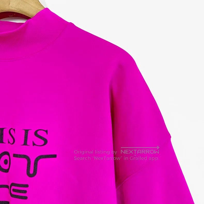 Balenciaga Balenciaga Pitaya Color Semi-high Neck Eco-friendly Logo P Size US XS / EU 42 / 0 - 6 Thumbnail