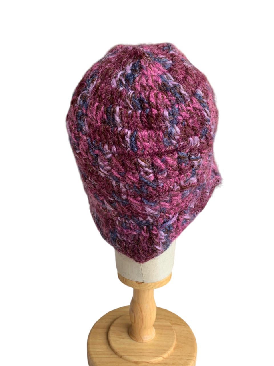 Japanese Brand × Kapital × Vintage HIPPIES Style 🌈 Fur Knitted Distressed Bucket Hat Size ONE SIZE - 6 Thumbnail